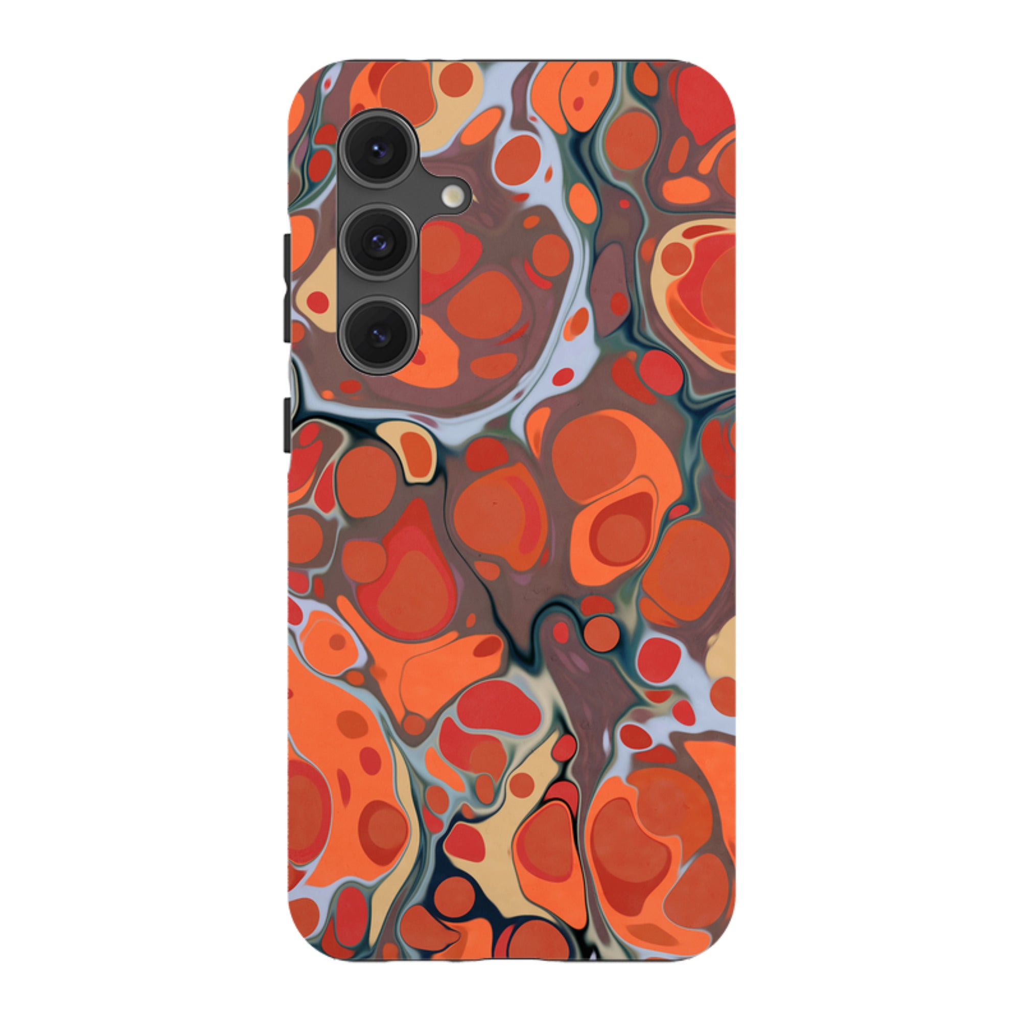 Samsung Tough Case - Flaming Volcano