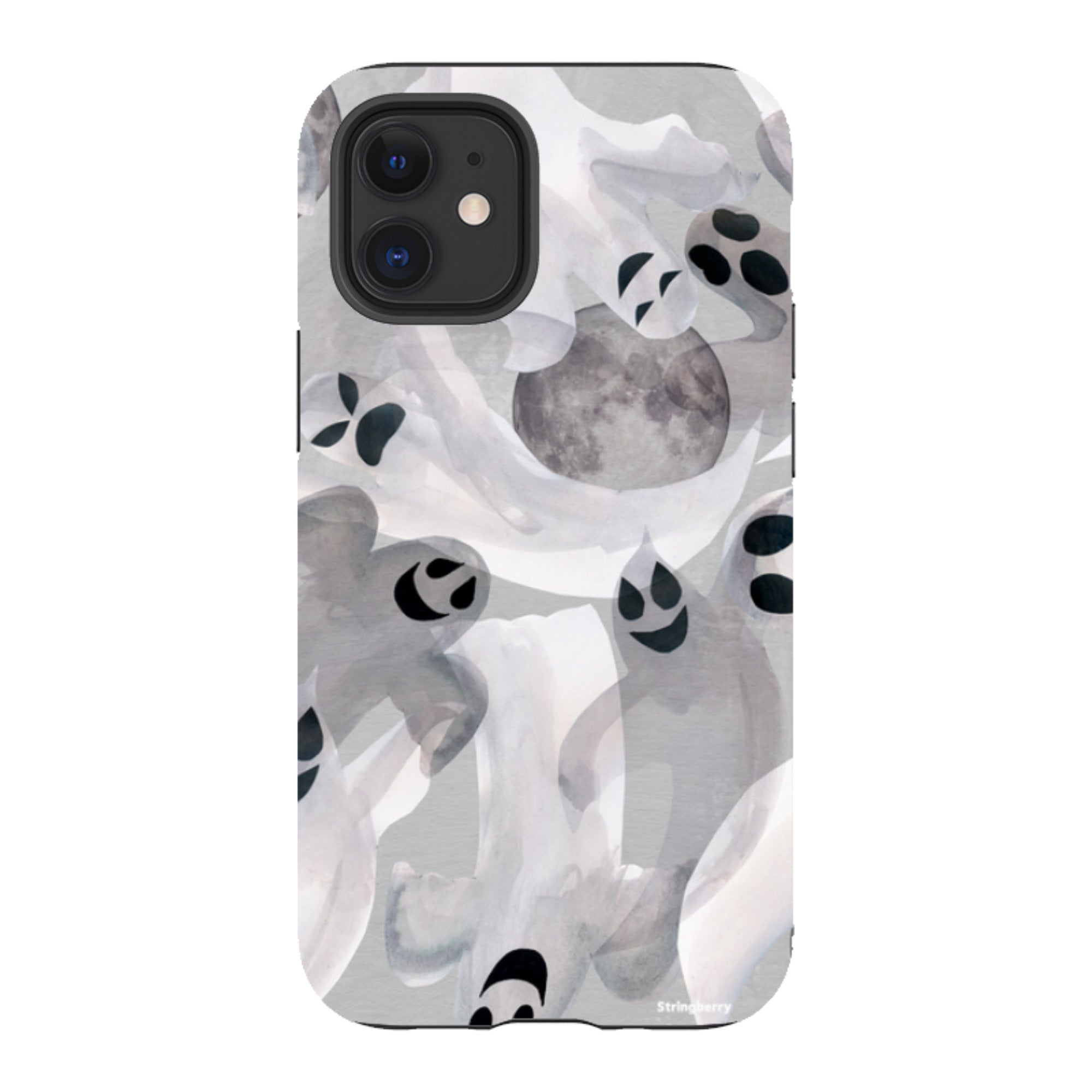 iPhone Tough Case - Ghosts and Moons By Tracey English