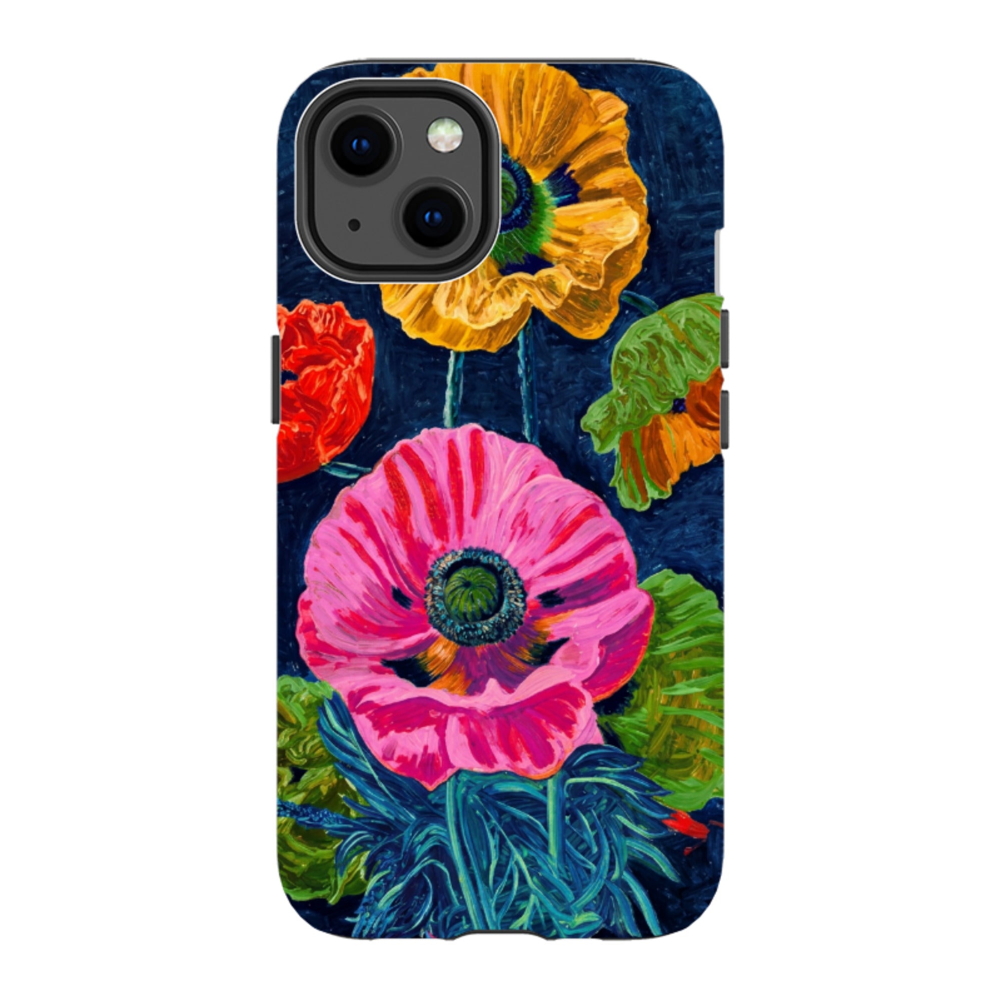 iPhone Tough Case - Kisling Poppy Blue
