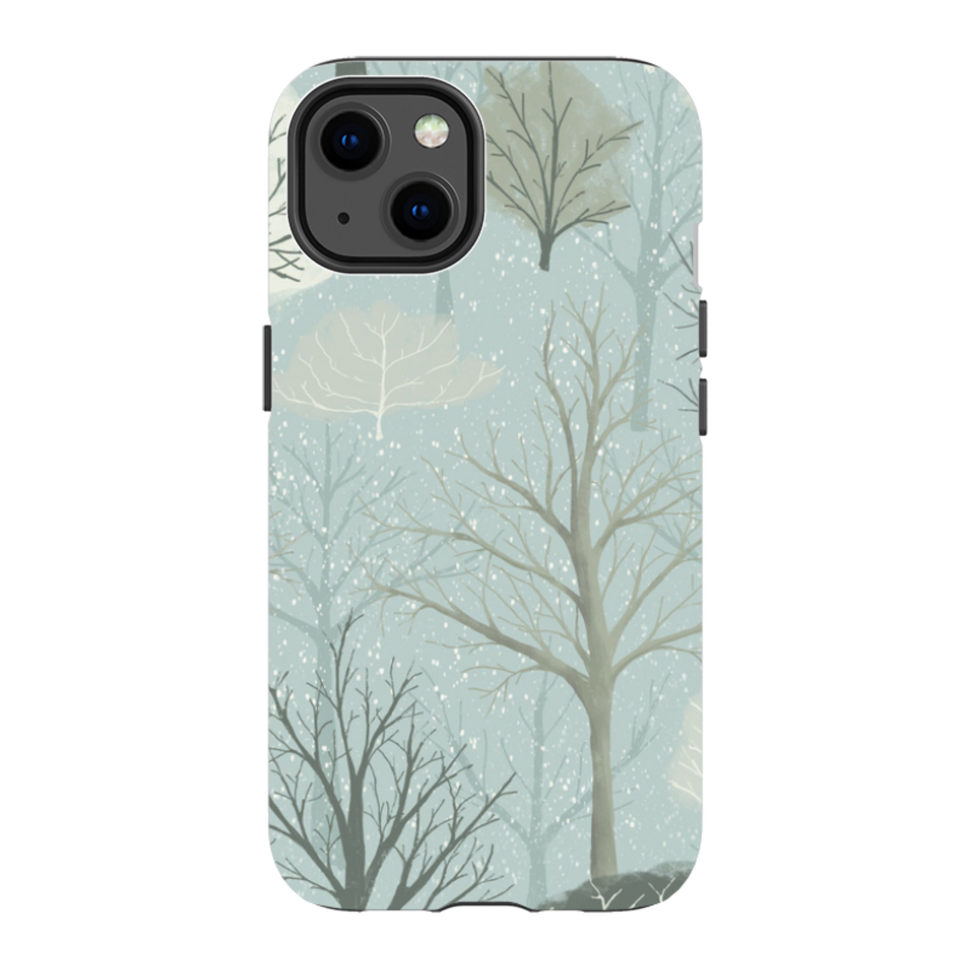 iPhone Tough Case - Winter Trees By Maja Lindberg