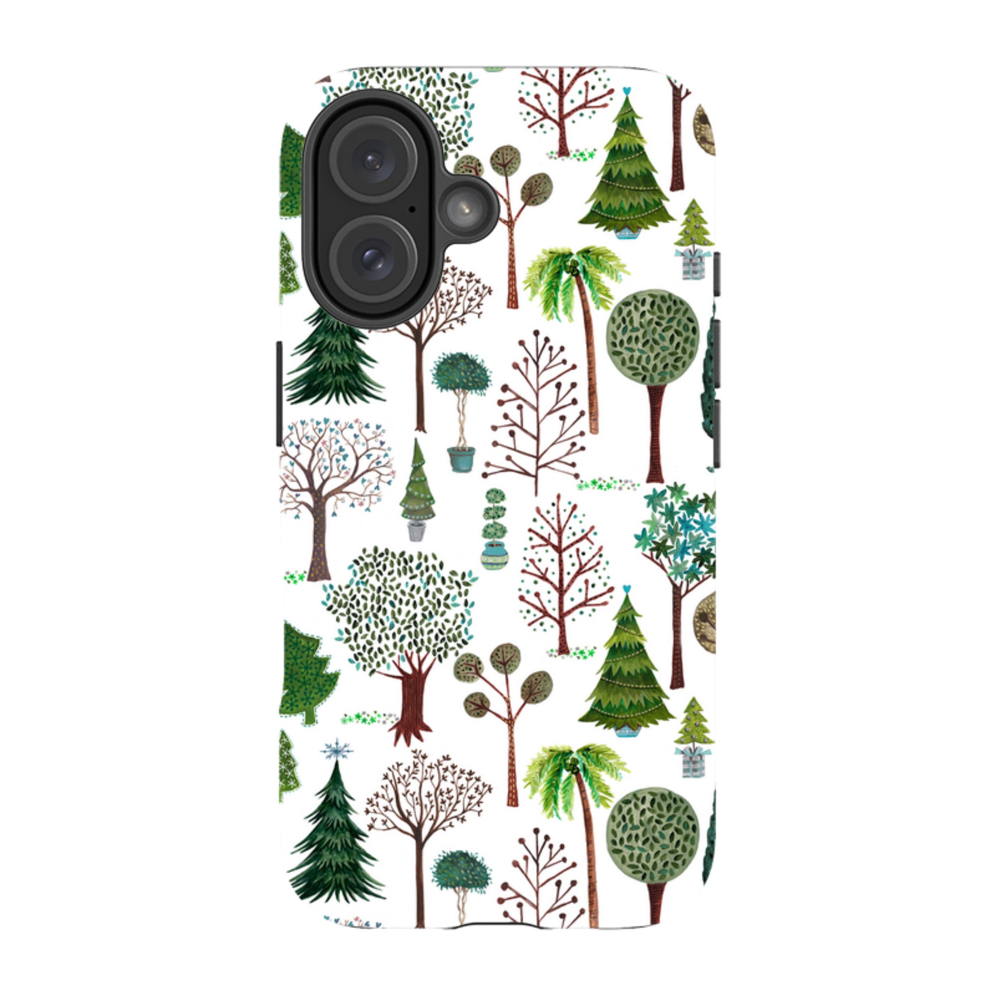 iPhone MagSafe Tough Case -  Xmas Trees By Caroline Bonne Muller