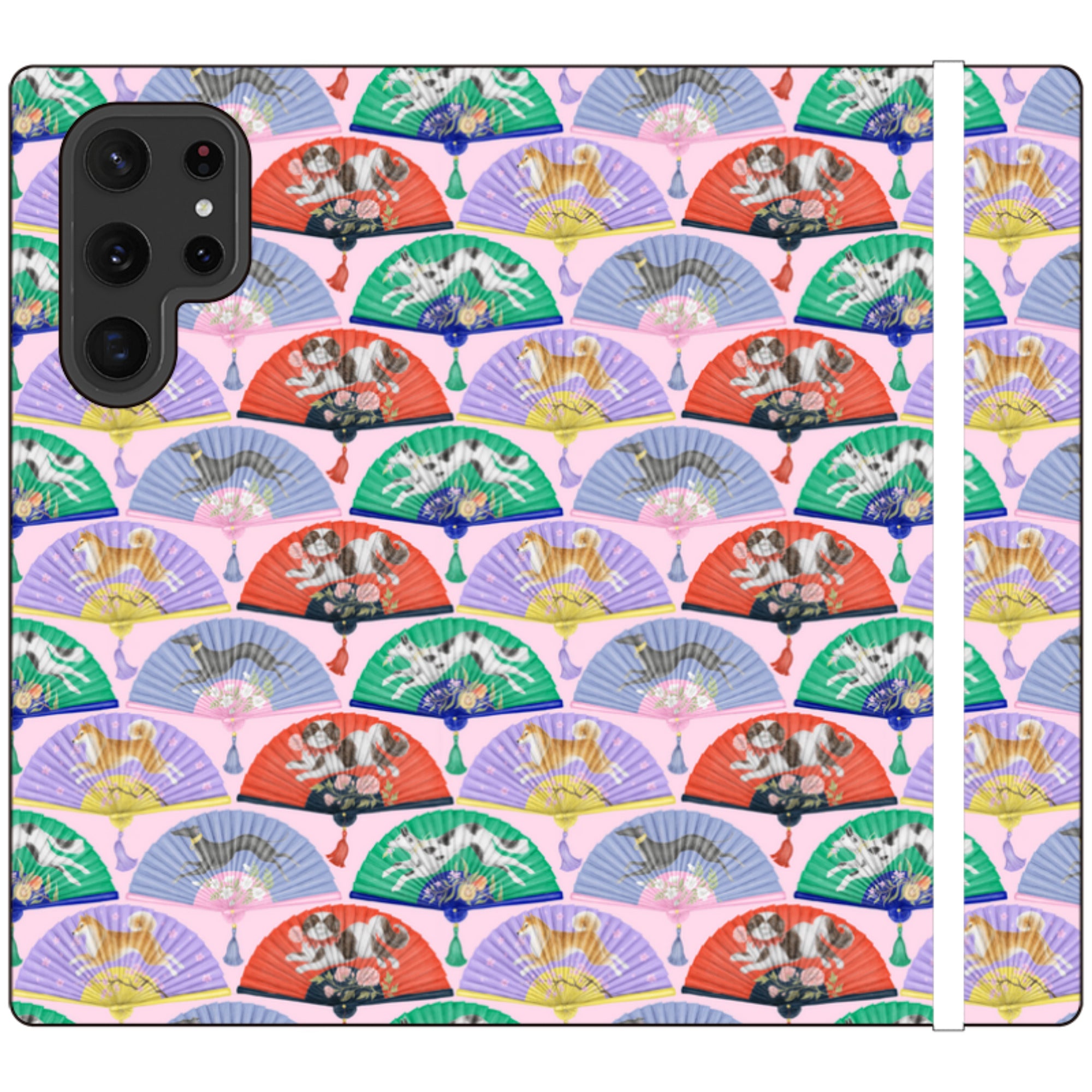 Dog Fan Wallet Case By Catherine Rowe