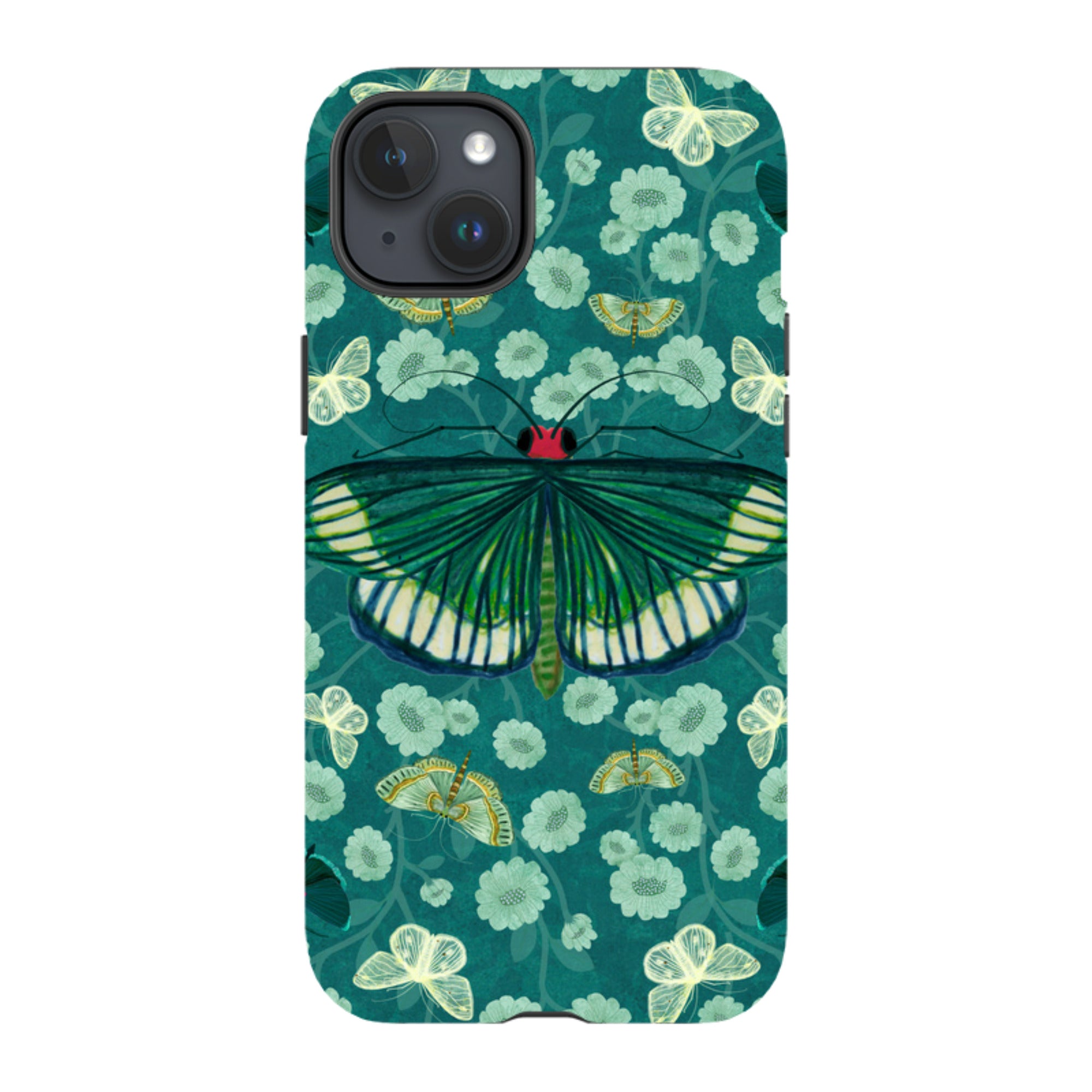 iPhone Tough Case - Big Moth 2 By Katherine Quinn