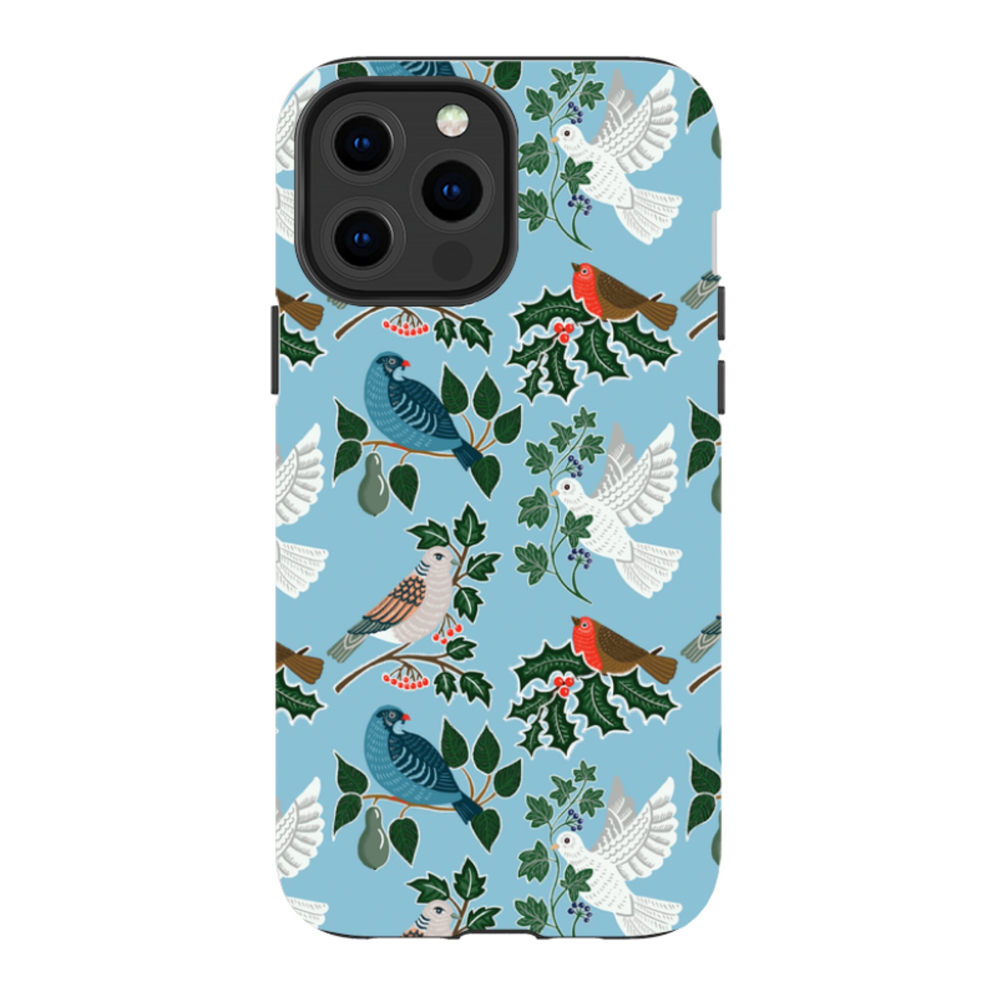 iPhone Tough Case - Winter Birds-2 By kate Heiss