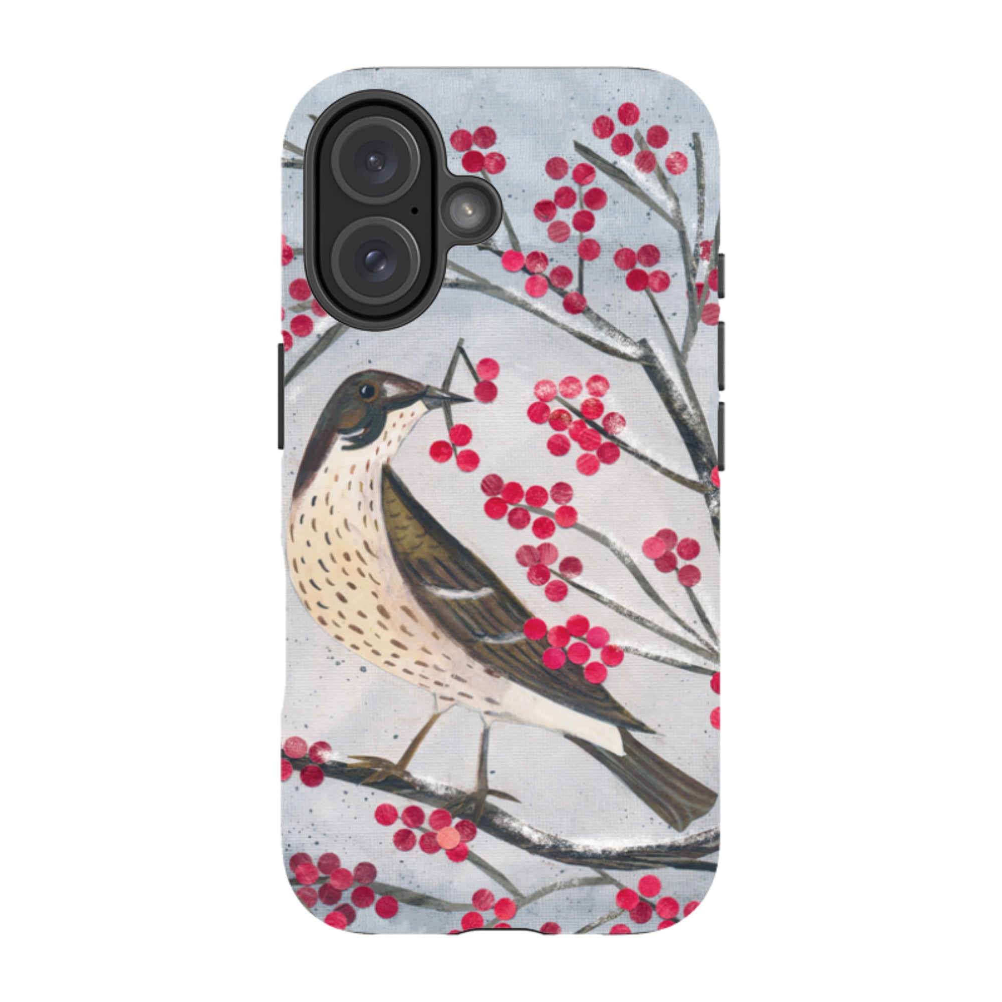 iPhone MagSafe Tough Case - Mistle Thrush By Tracey English