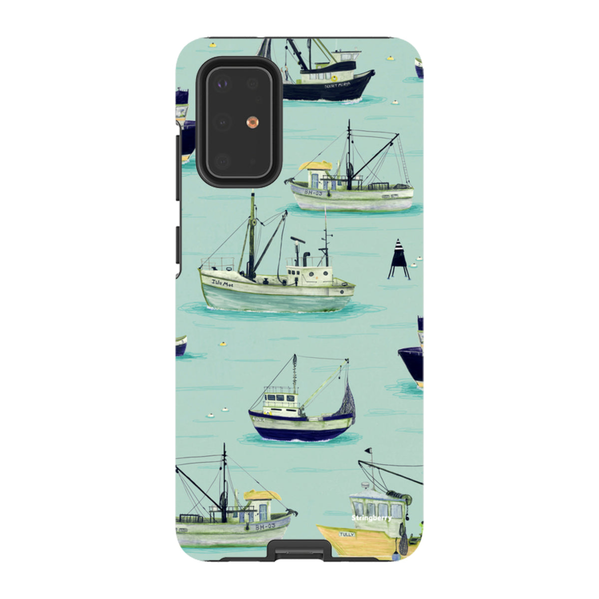 Samsung Tough Case - Fishing Boats Blue By Katherine Quinn