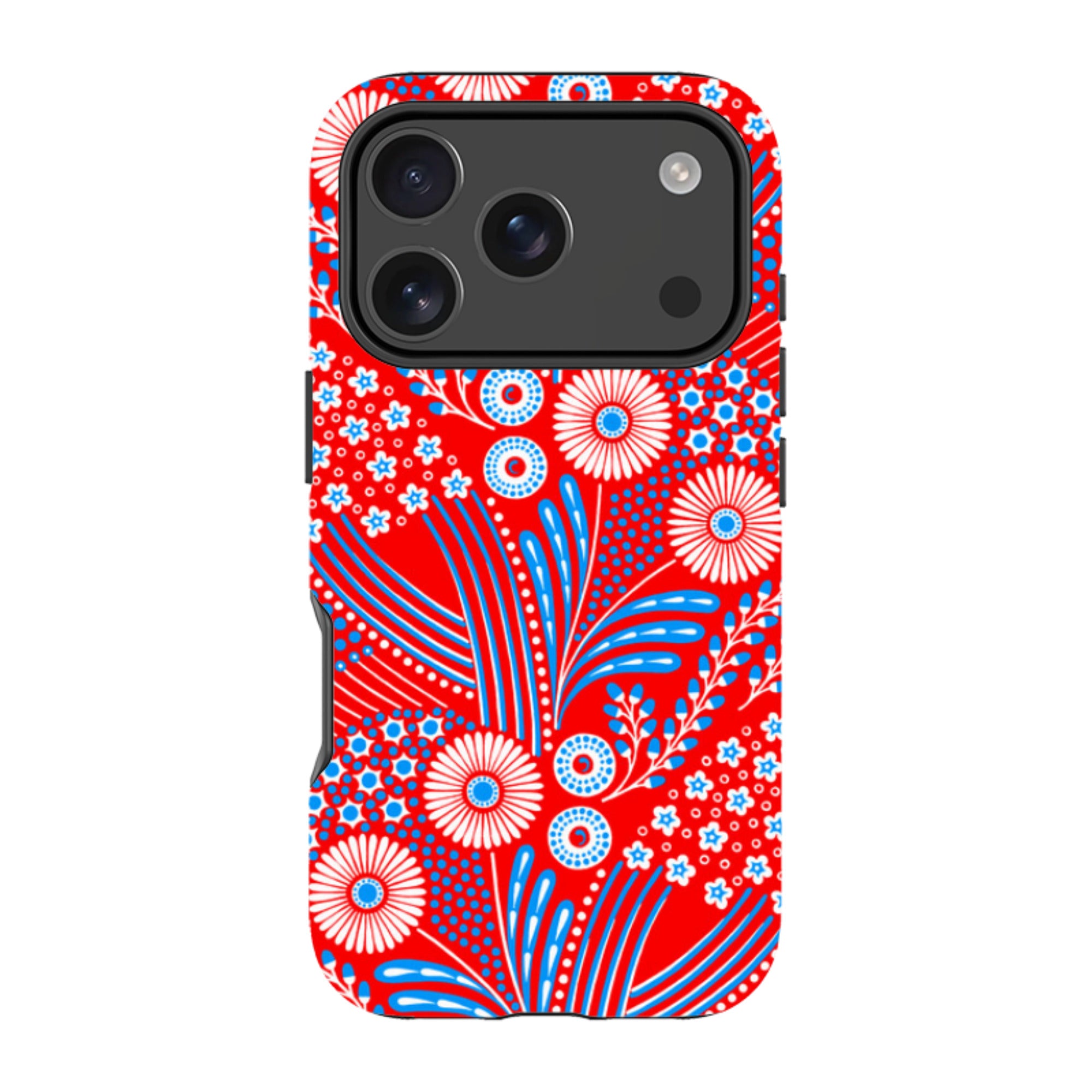 iPhone Tough Case - Red Bouquet By Cressida Bell