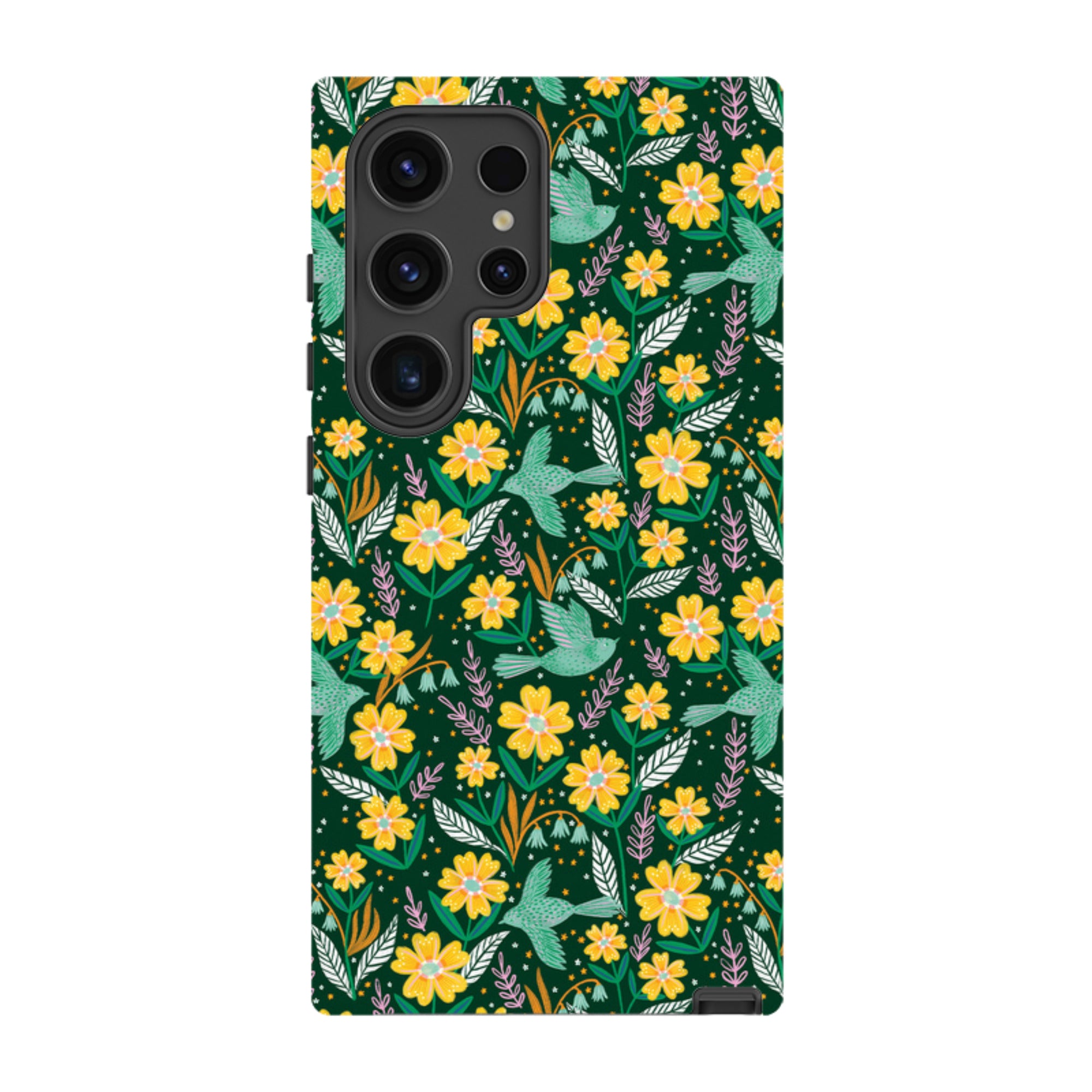 Samsung Tough Case - Sweet Birds Green By Lee Foster Wilson