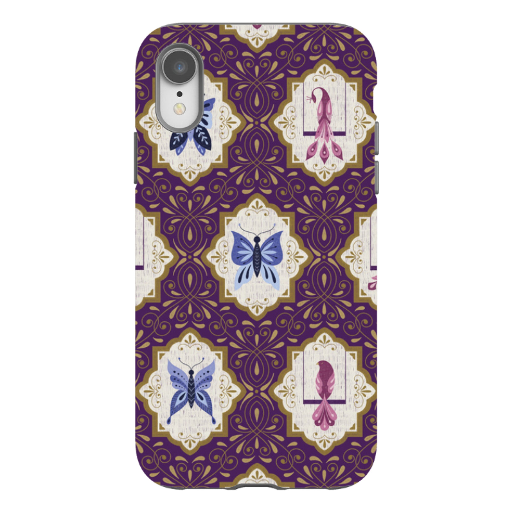iPhone Tough Case - Wingframes Purple By Jenny Zemanek