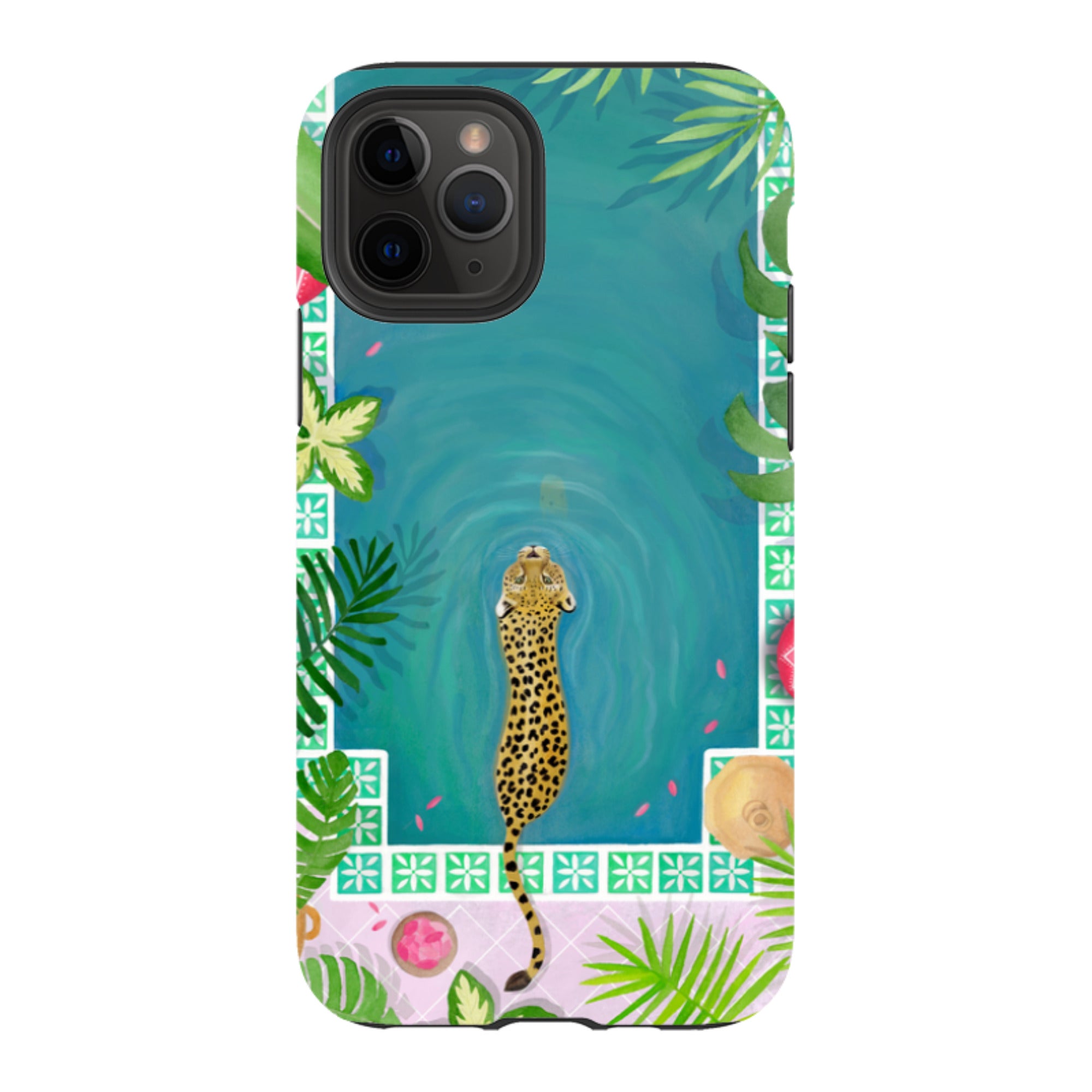 iPhone Case - Morocco Pool Leopard By Bex Parkin