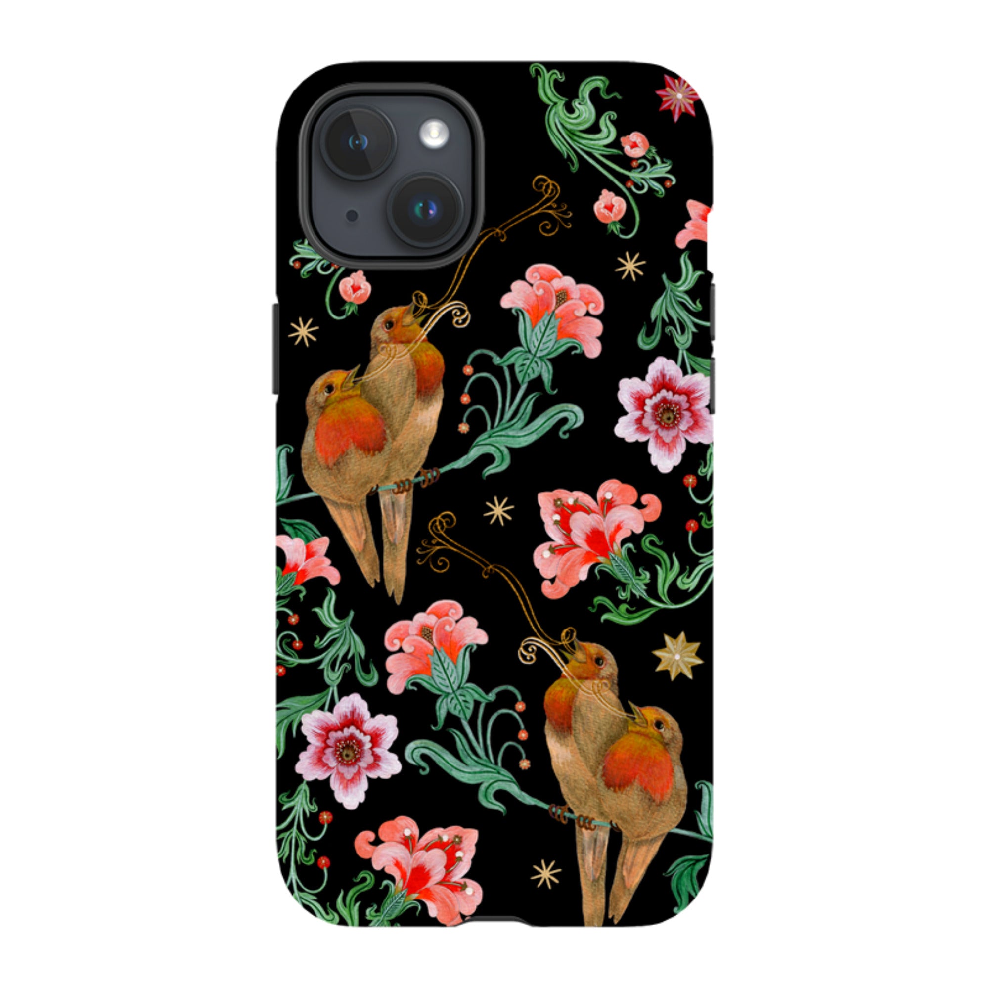 iPhone MagSafe Tough Case - Four Calling Birds By Maria Matos