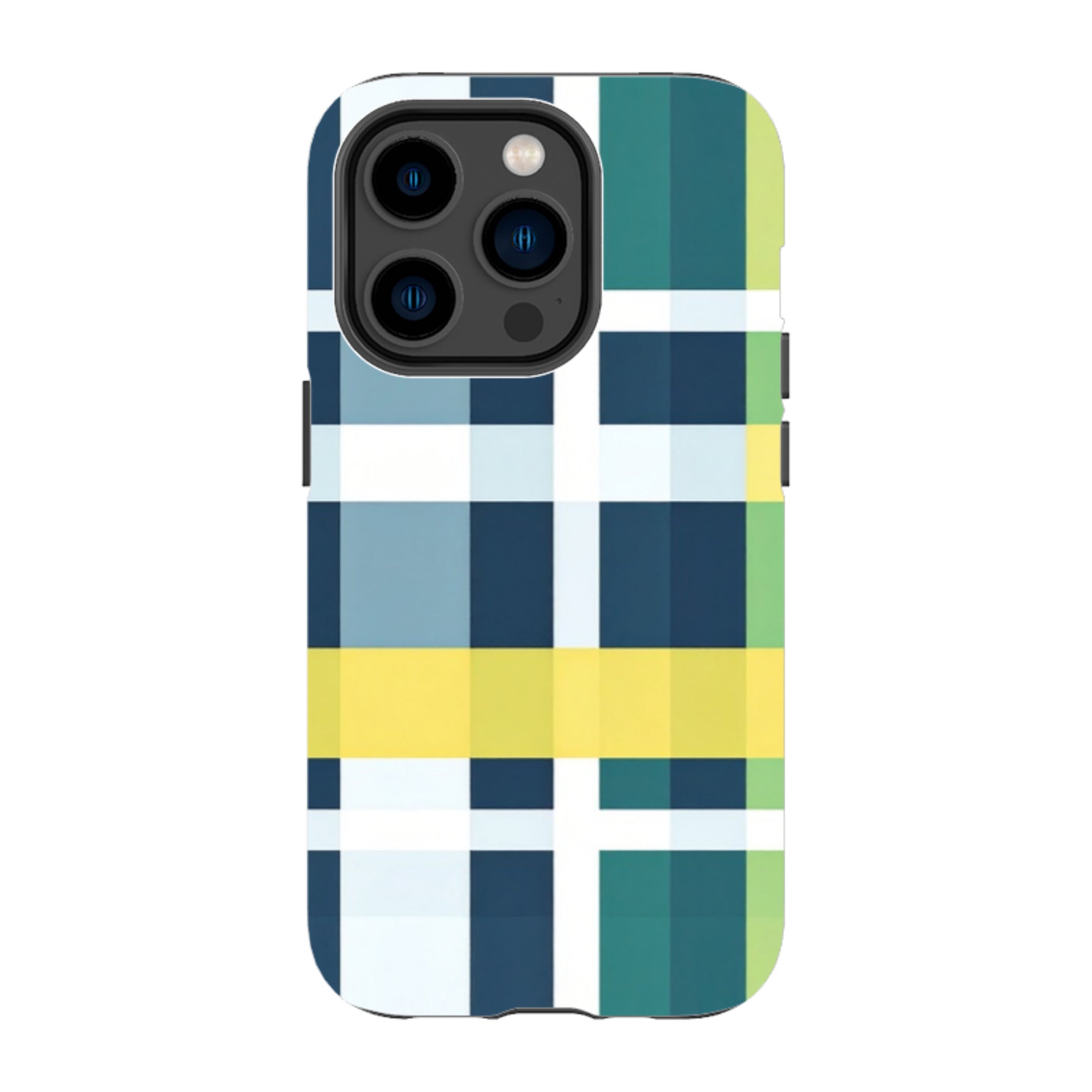iPhone Tough Case - Forest Gingham