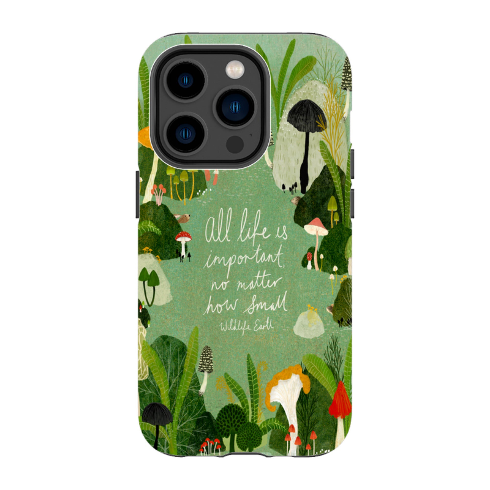 iPhone Tough Case - Wildlife Text By Katherine Quinn