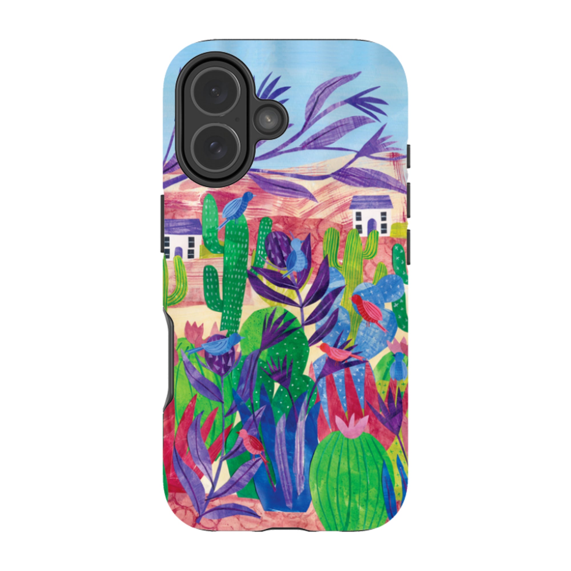 iPhone MagSafe Tough Case - Desert Cactus By Tracey English