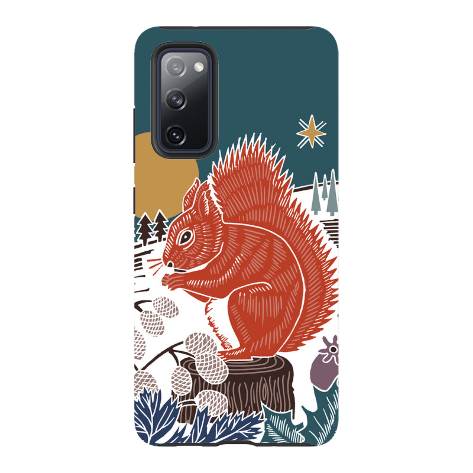 Samsung Tough Case - Winter Squirrel By Kate Heiss