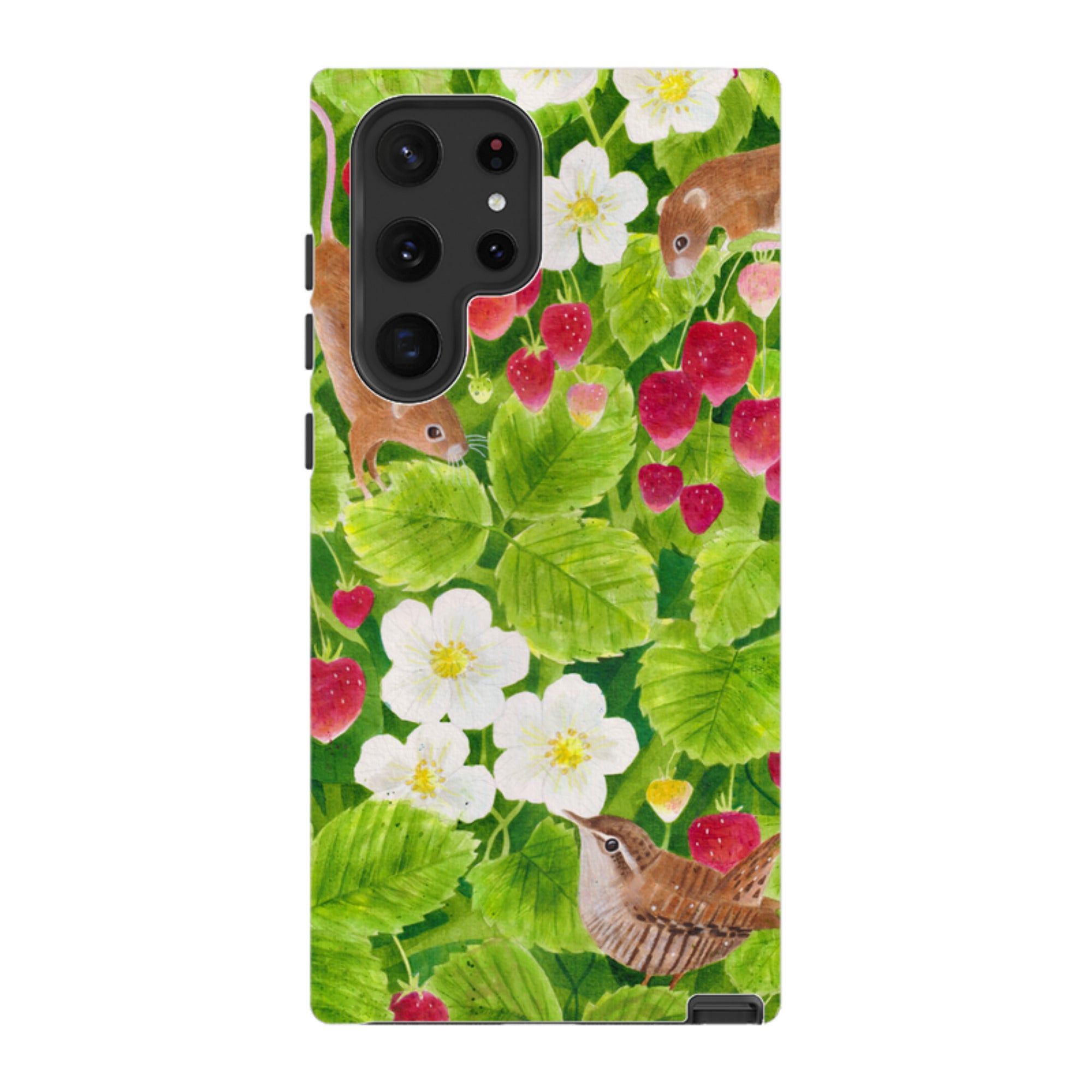 Samsung Tough Case - Strawberry Thieves By Bex Parkin