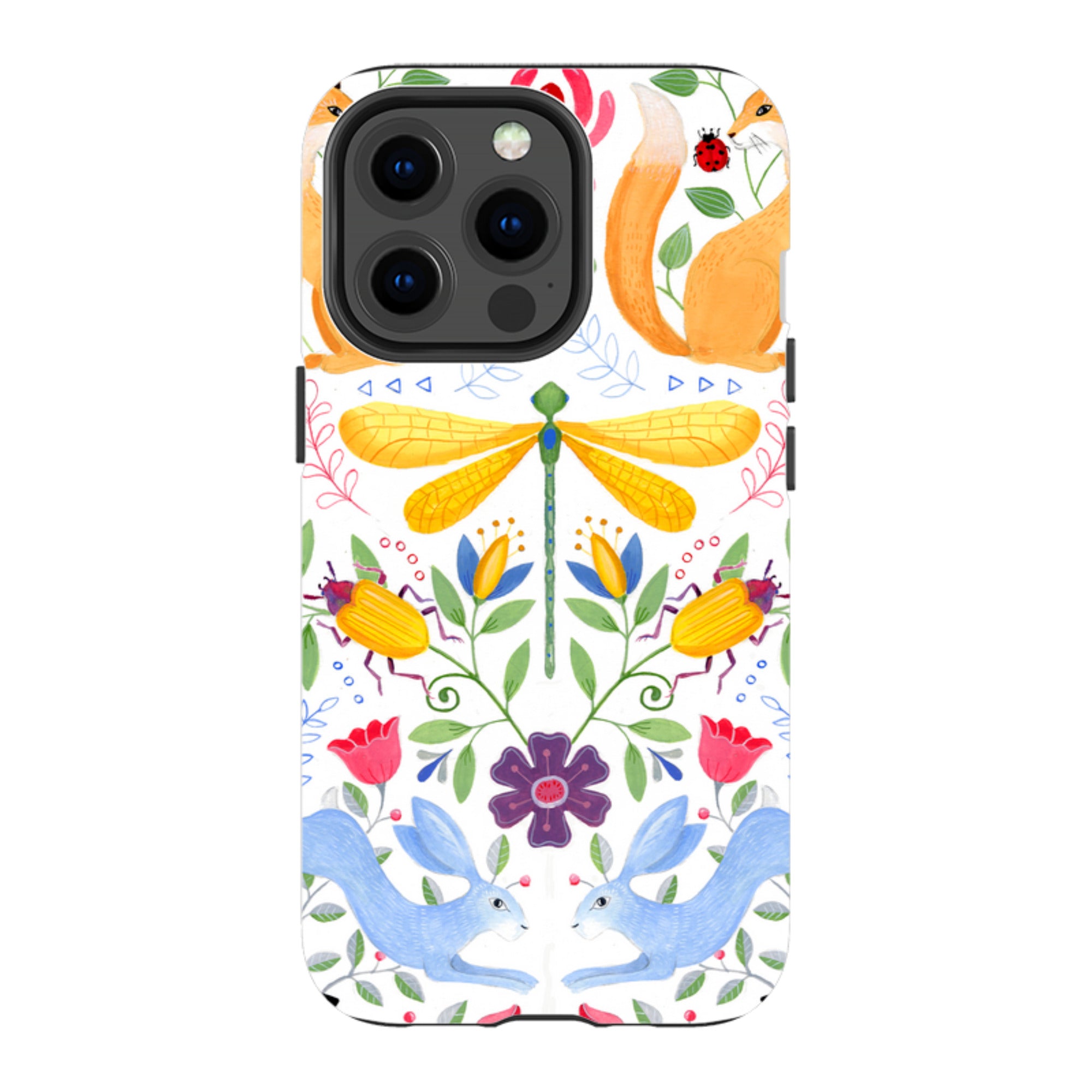 iPhone Tough Case - Folk Garden By Bex Parkin