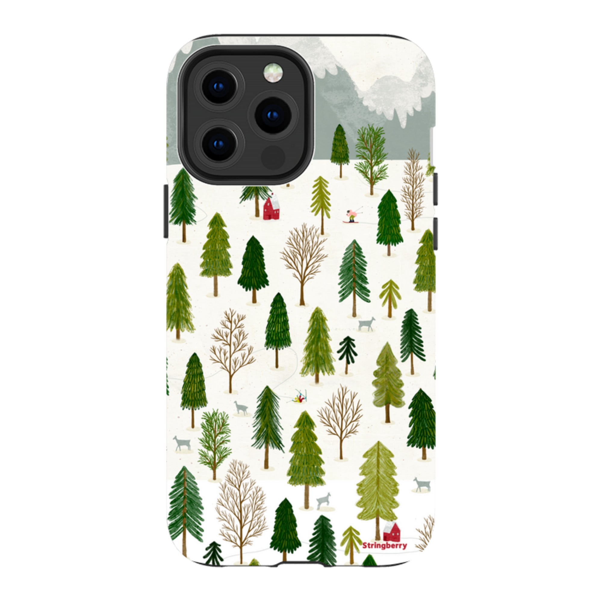 iPhone Tough Case - Winter Landscape III By Katherine Quinn