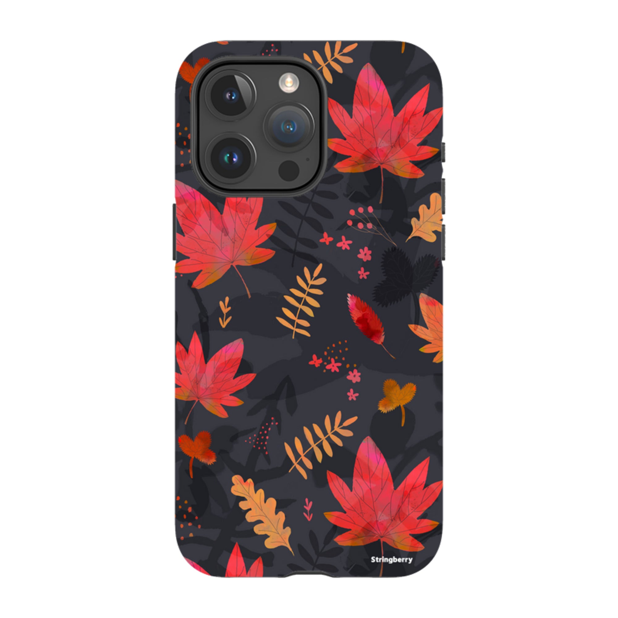 iPhone MagSafe Tough Case -  Autumn Leaves Dark