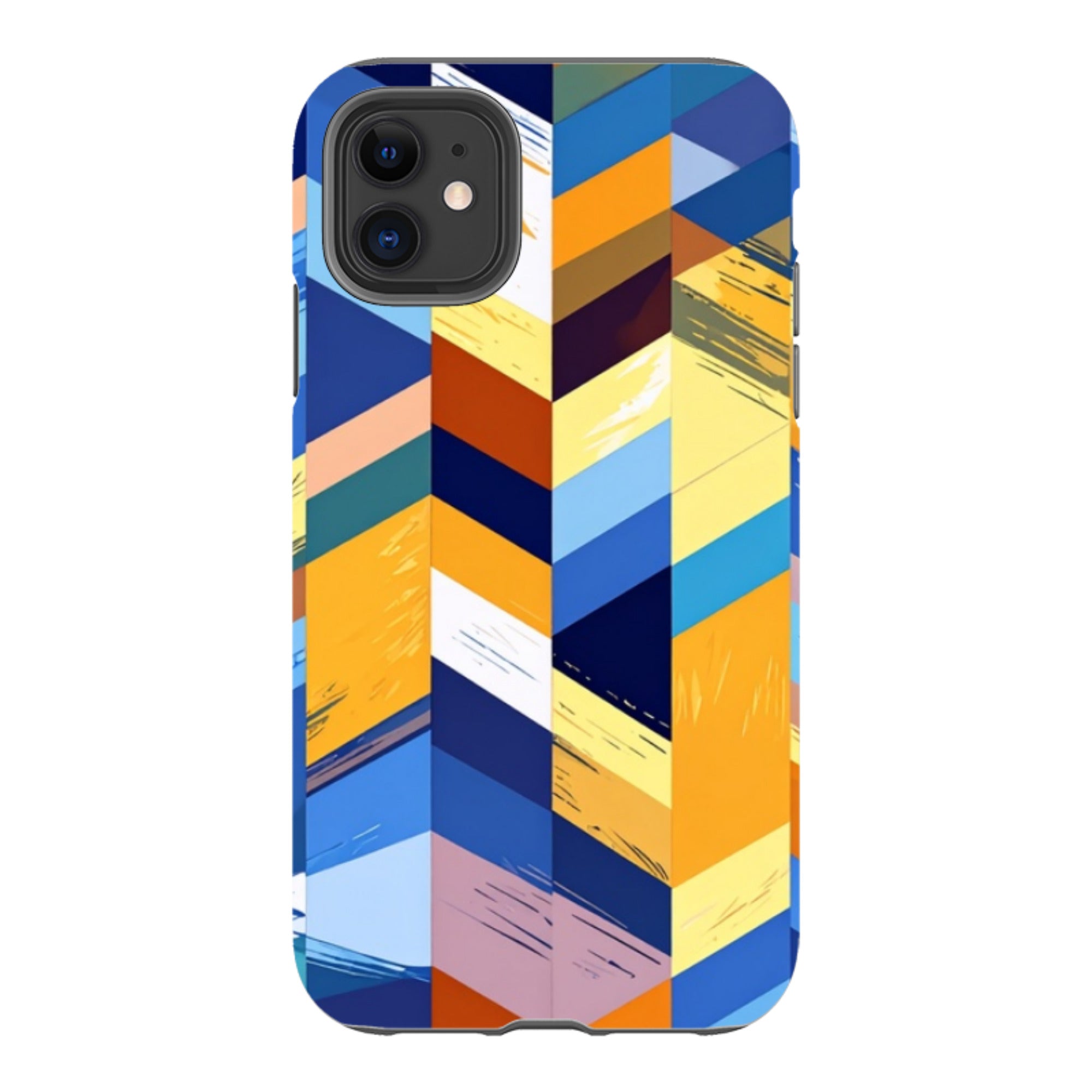 iPhone Tough Case - Technicolor Stripes