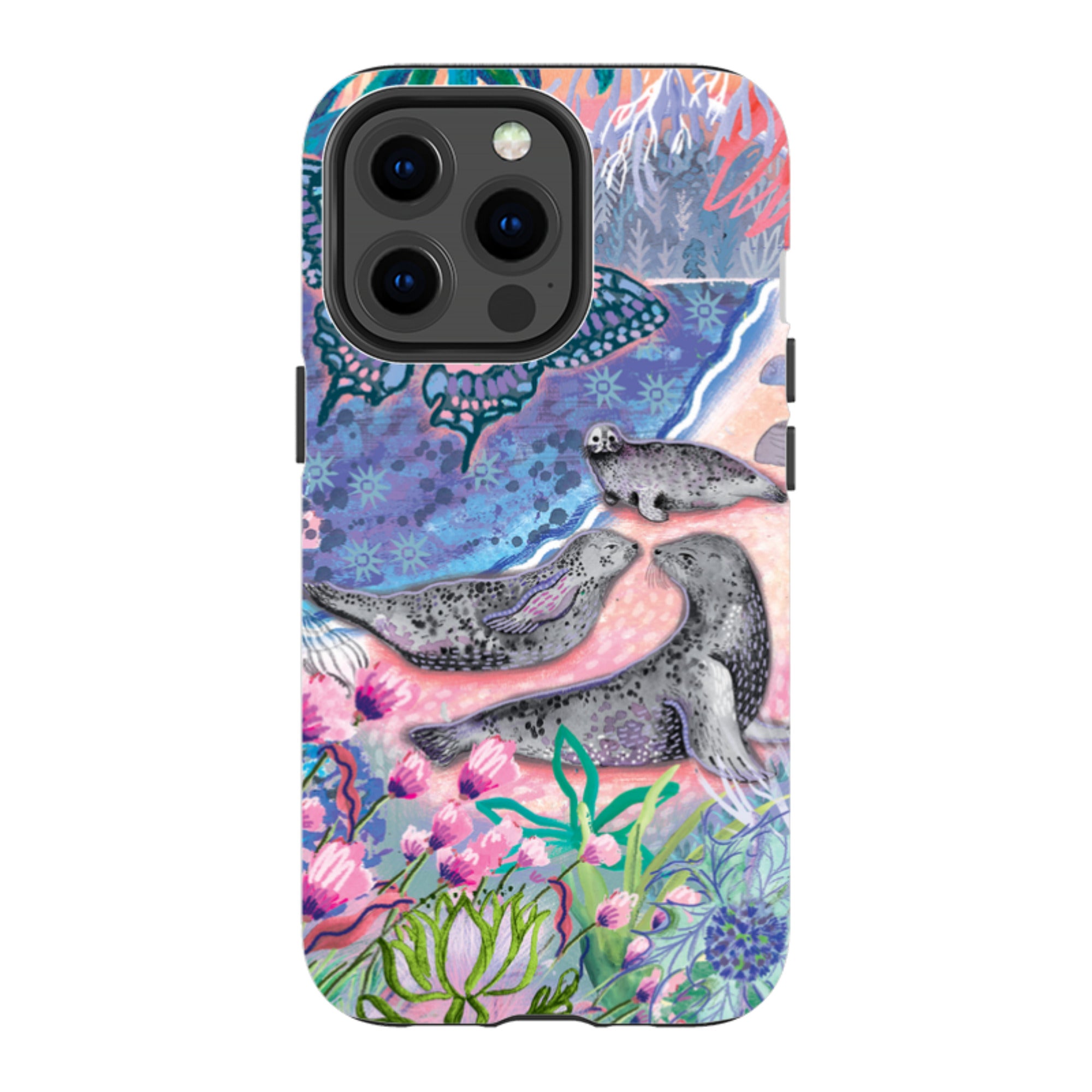 iPhone MagSafe Tough Case - Scenic Seals Of Norfolk By Emma Frances Grant