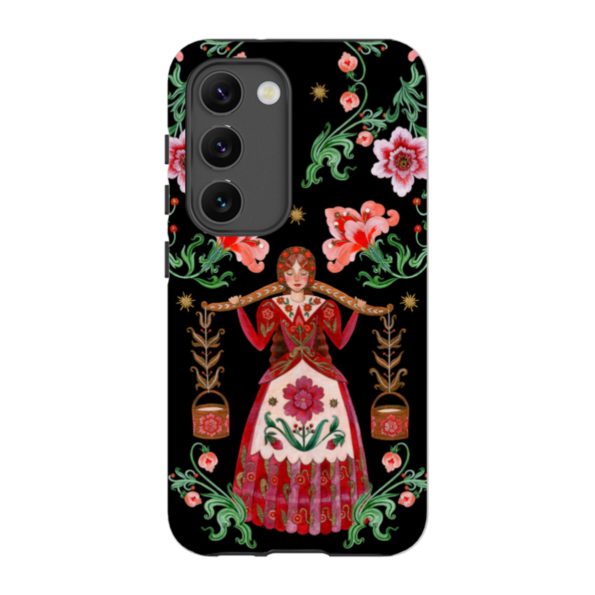Samsung Tough  Case - Eight Maids A Milking By Maria Matos