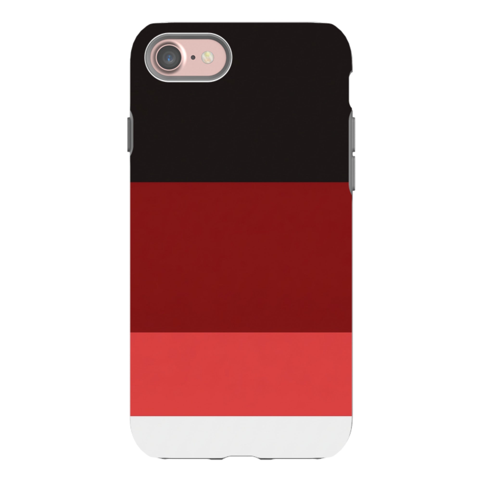iPhone Tough Case - Crimson and Black Gradient