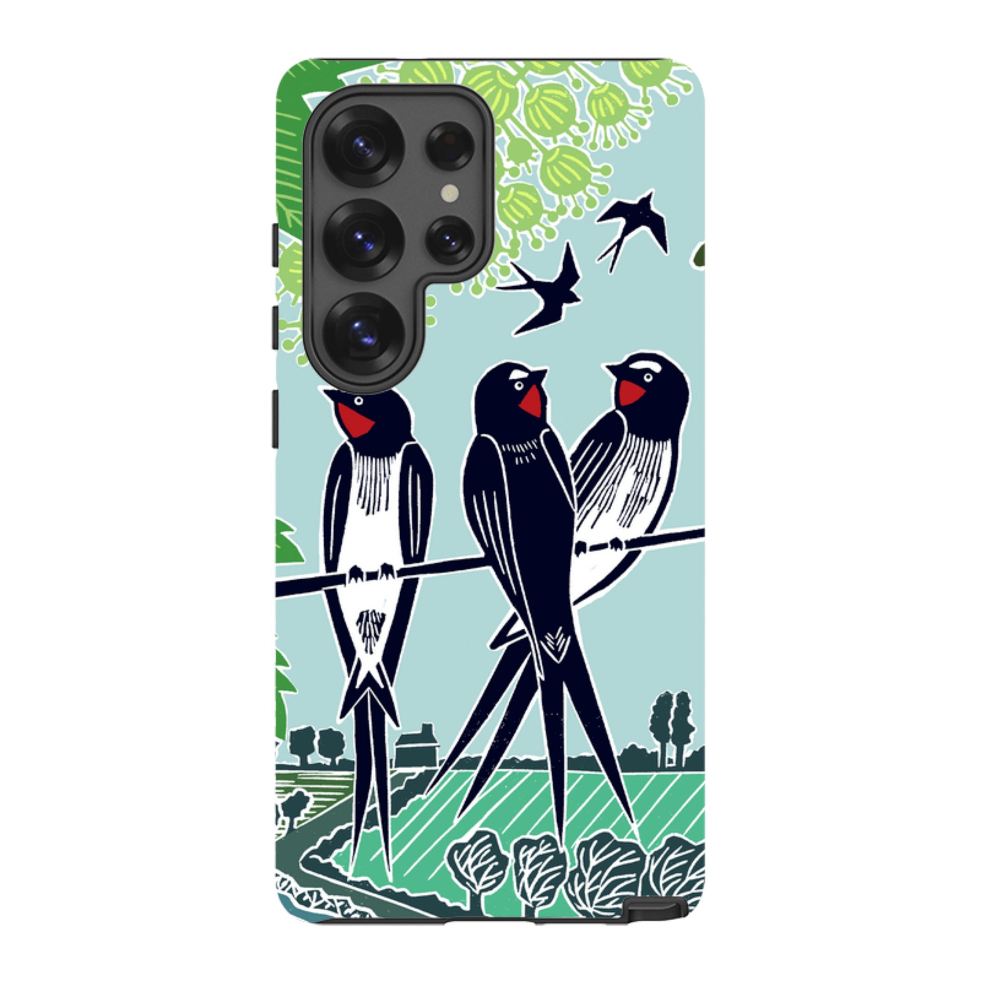 Samsung Tough Case - Swallows By Kate Heiss