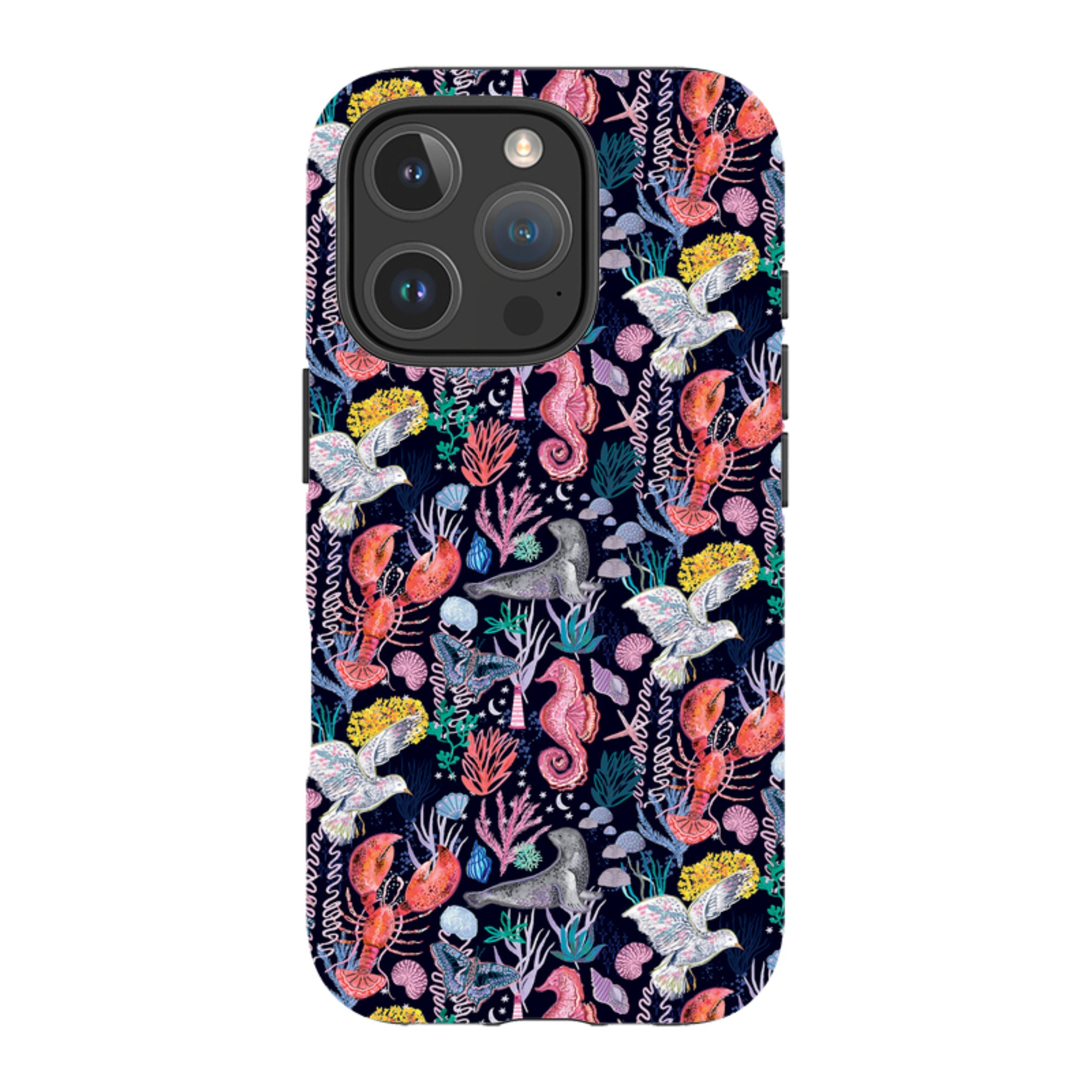 iPhone MagSafe Tough Case - Coastline Pattern A By Emma Frances Grant