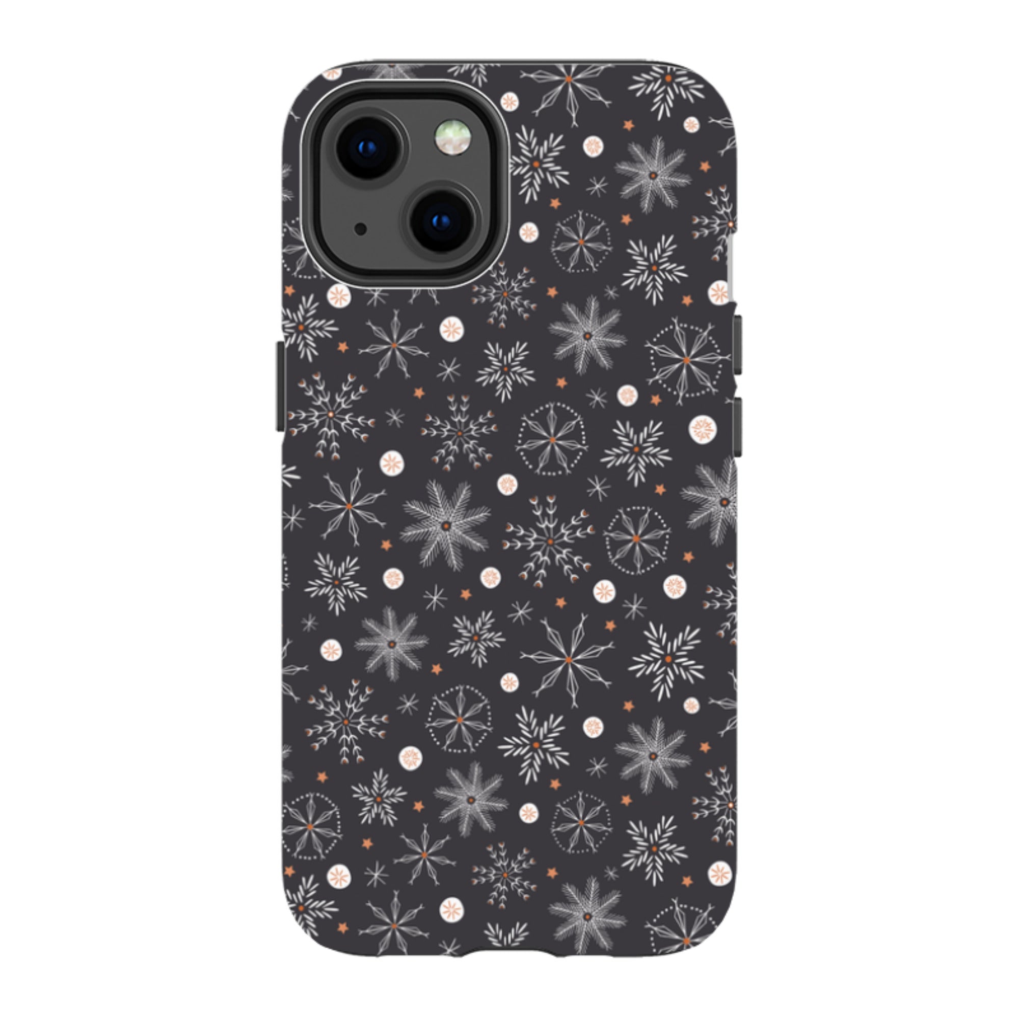 iPhone Tough Case - Christmas Snowflakes II By Ali Brookes