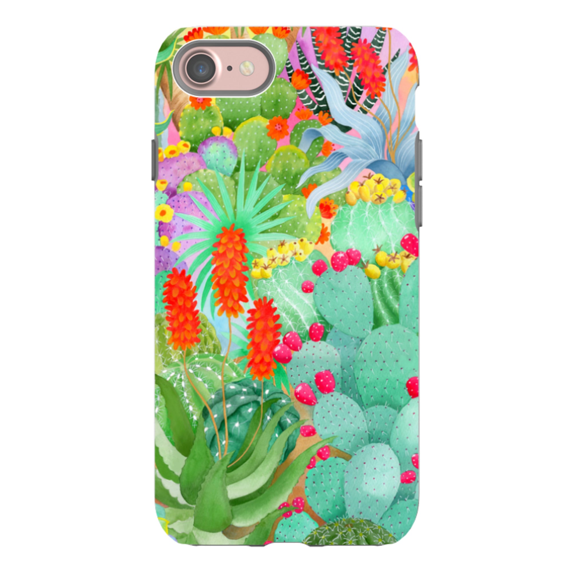 iPhone Tough Case - Cactus By Bex Parkin