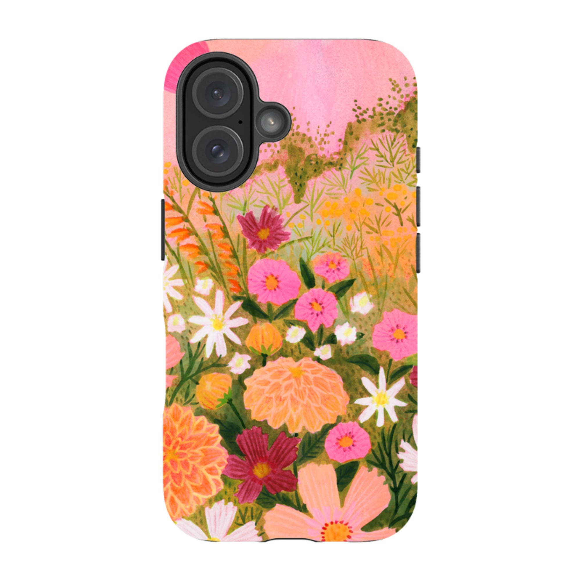 iPhone Tough Case - Flower Farm Sunset By Lee Foster Wilson