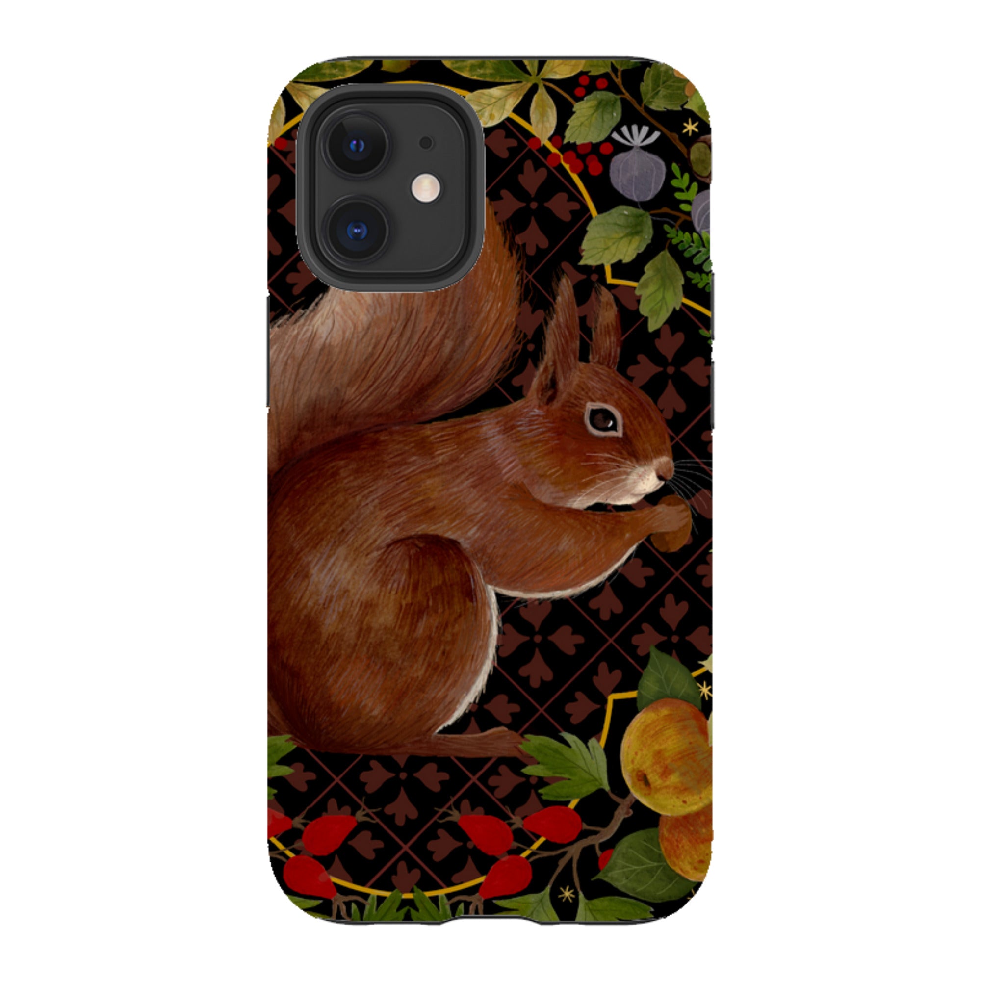 iPhone Tough Case - Squirrel Border By Bex Parkin
