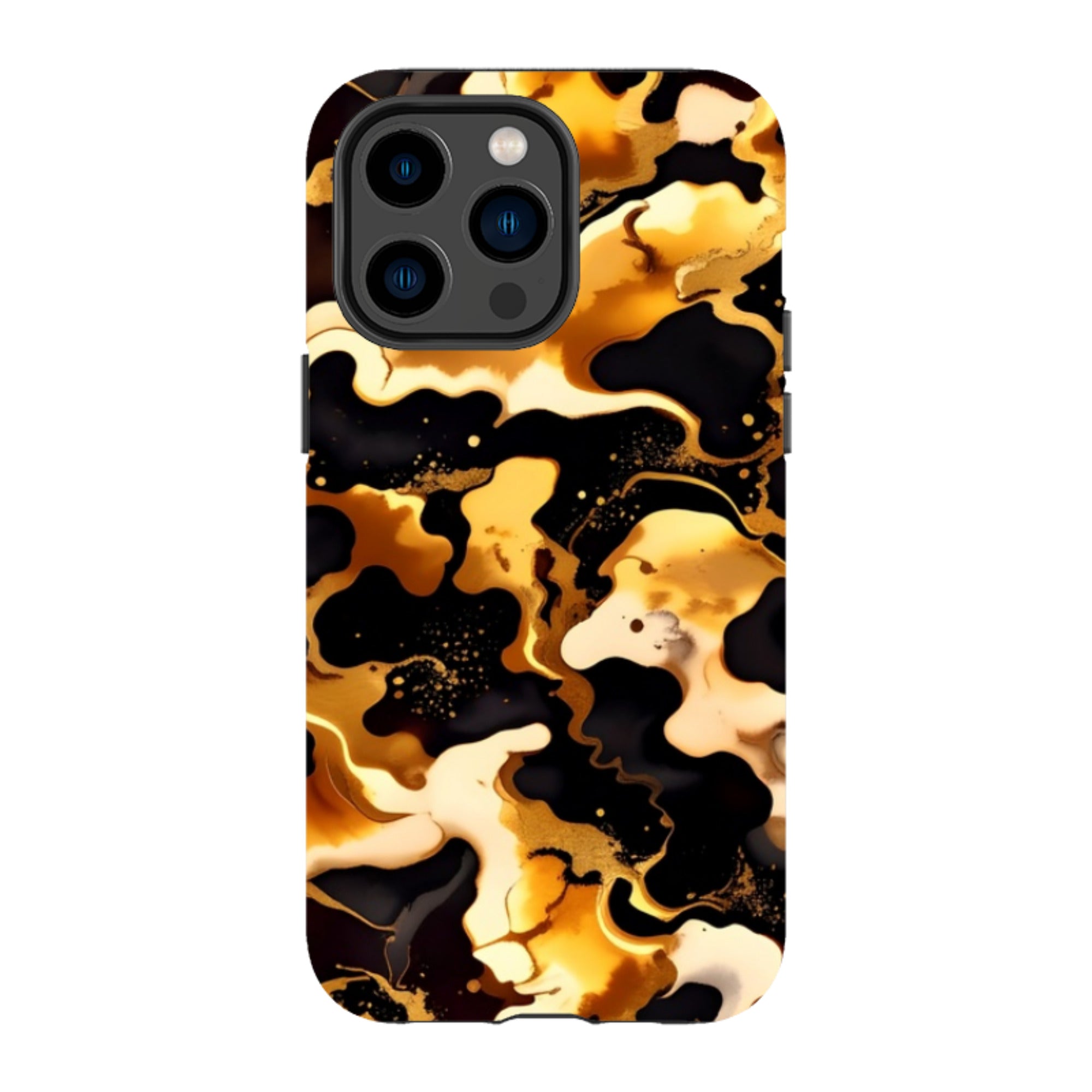 iPhone Tough Case - Fire Marble