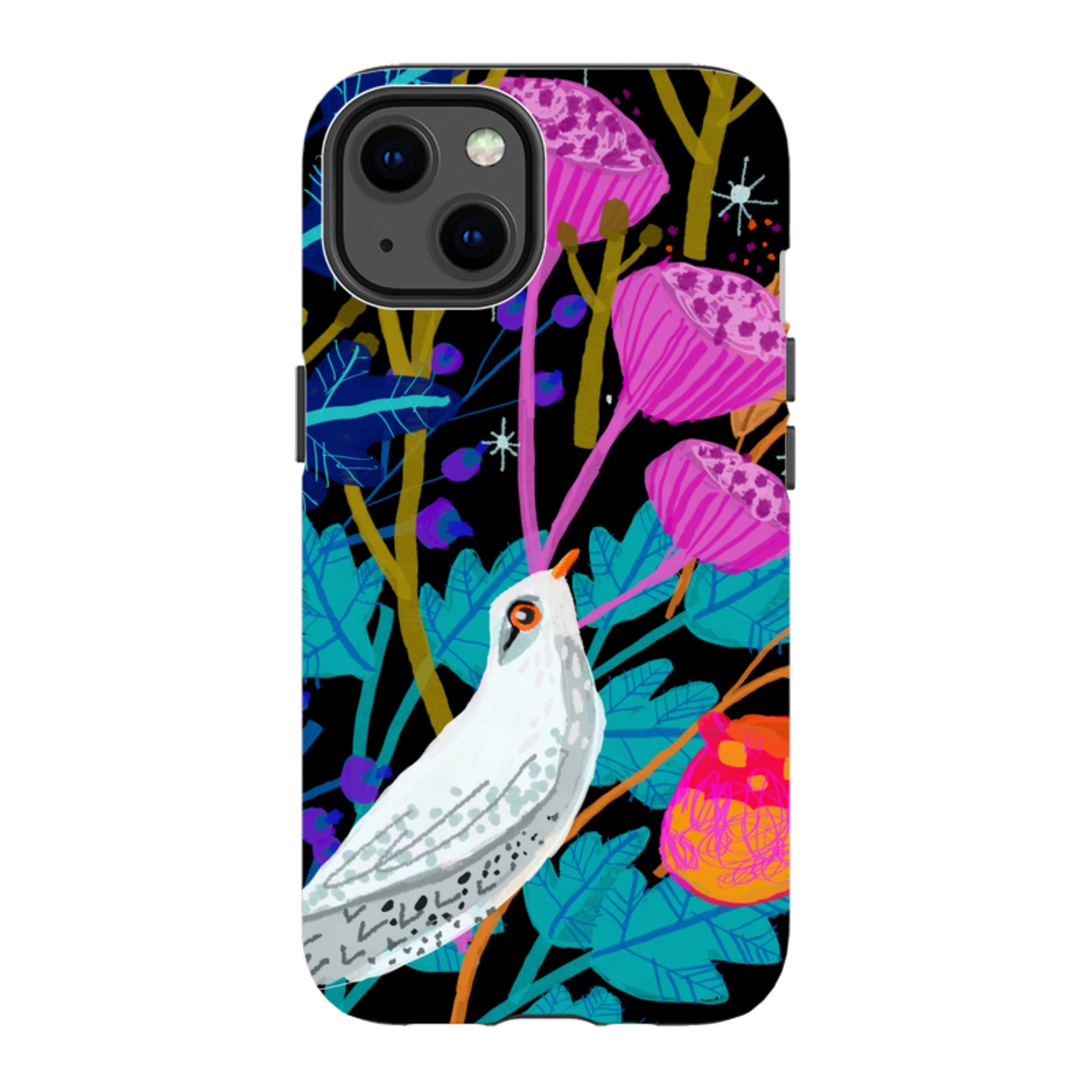 iPhone Tough Case - White Bird By Claire West