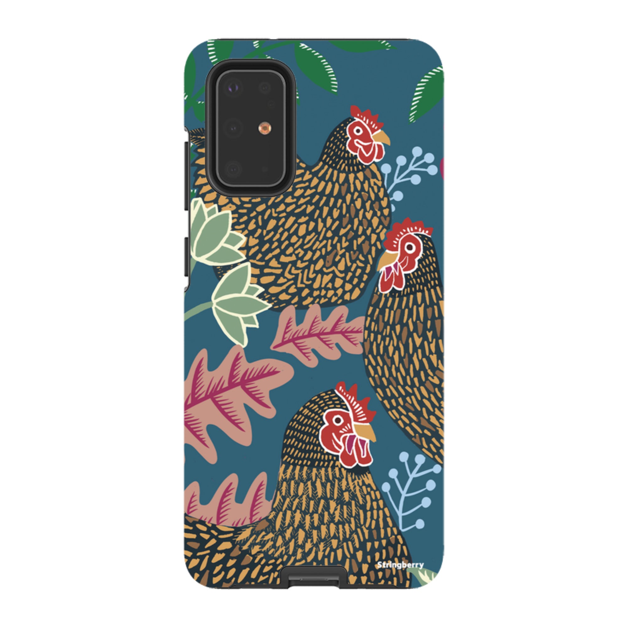 Samsung Tough Case - Three French Hens By Kate Heiss