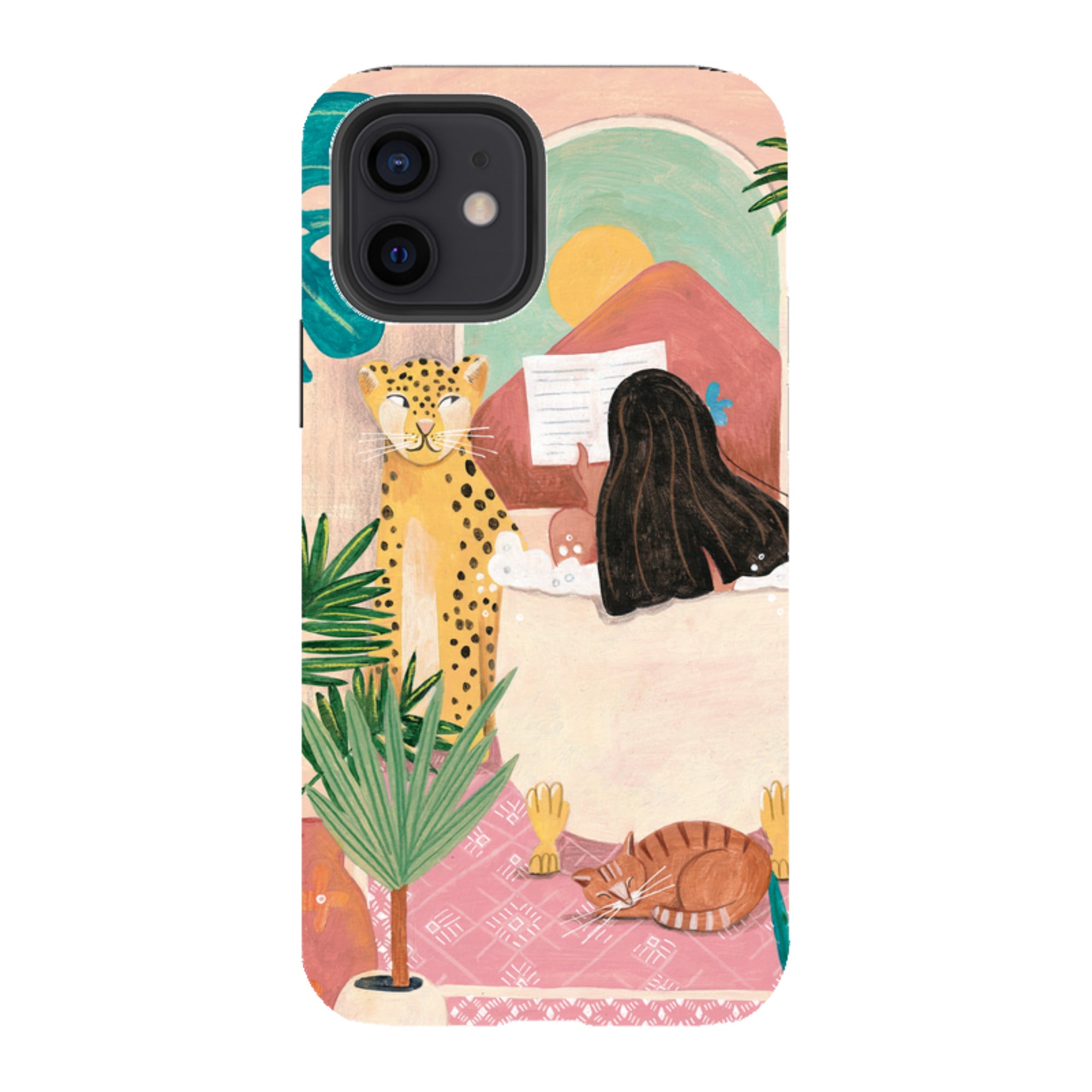 iPhone Tough Case - Bath Time By Caroline Bonne Muller