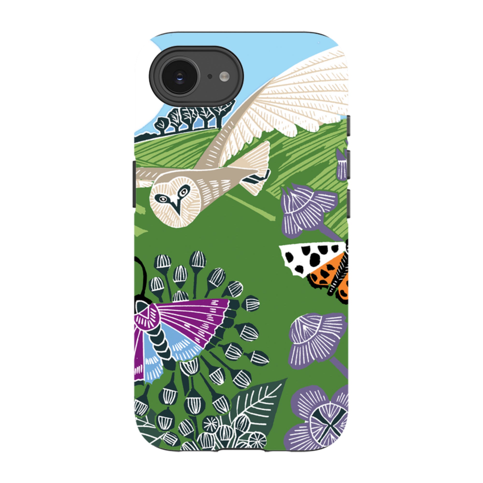 iPhone Tough Case - Morning Barn Owl By Kate Heiss