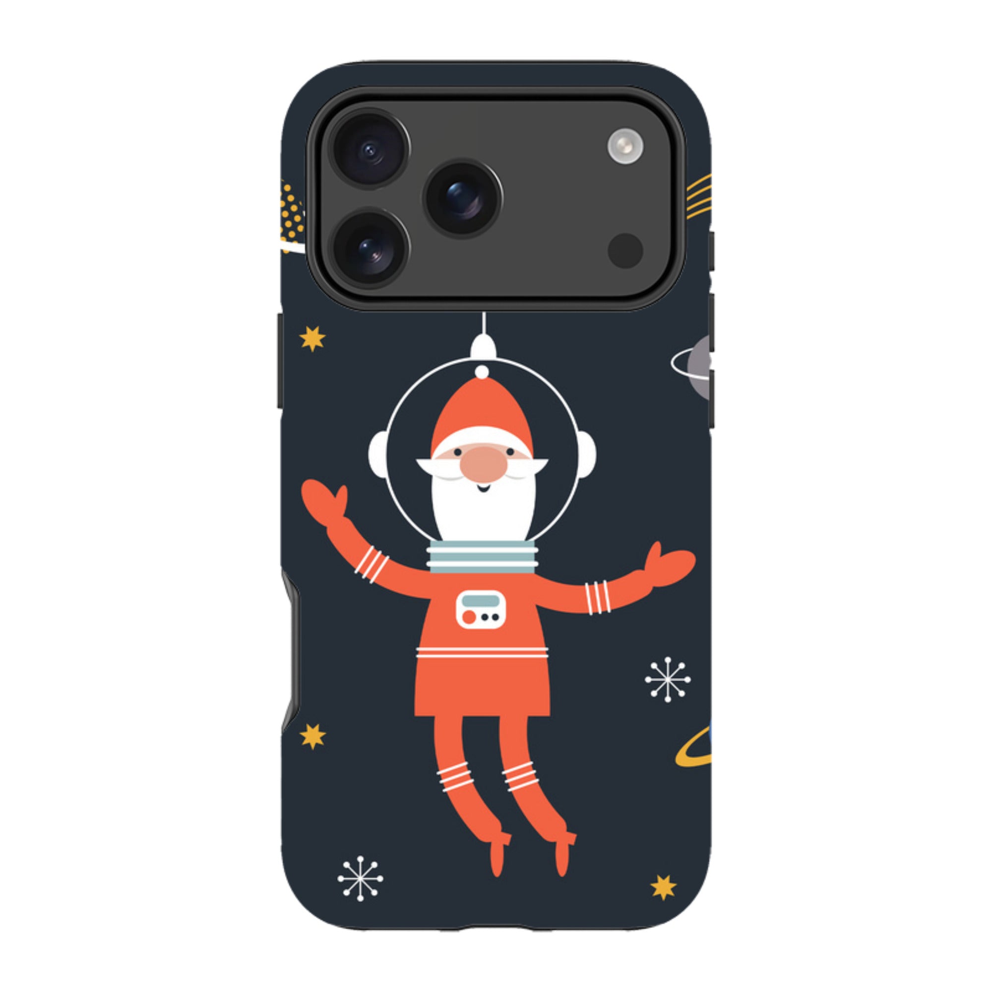 iPhone Tough Case - Cosmic Santa