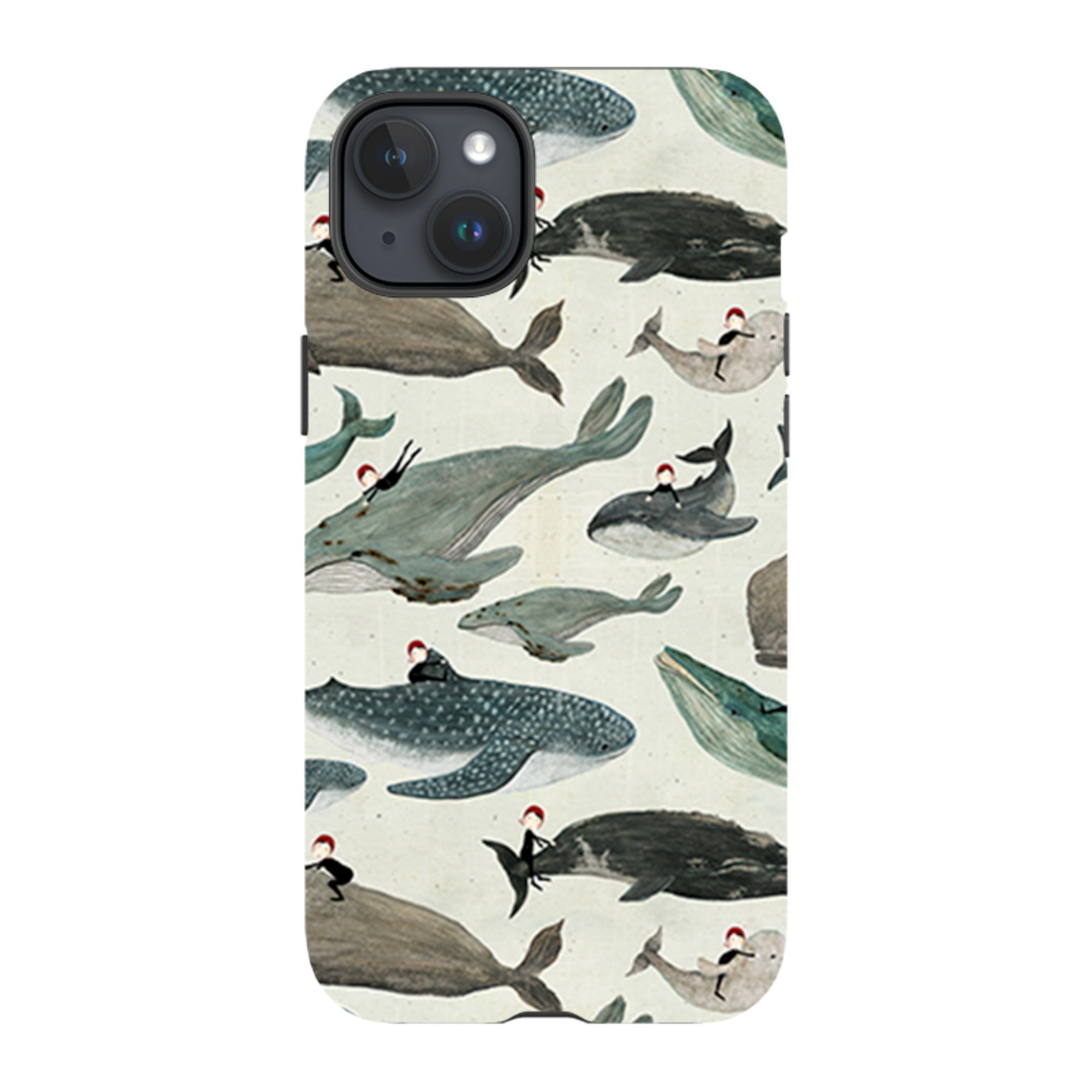 iPhone Tough Case - Whale Rider By Katherine Quinn