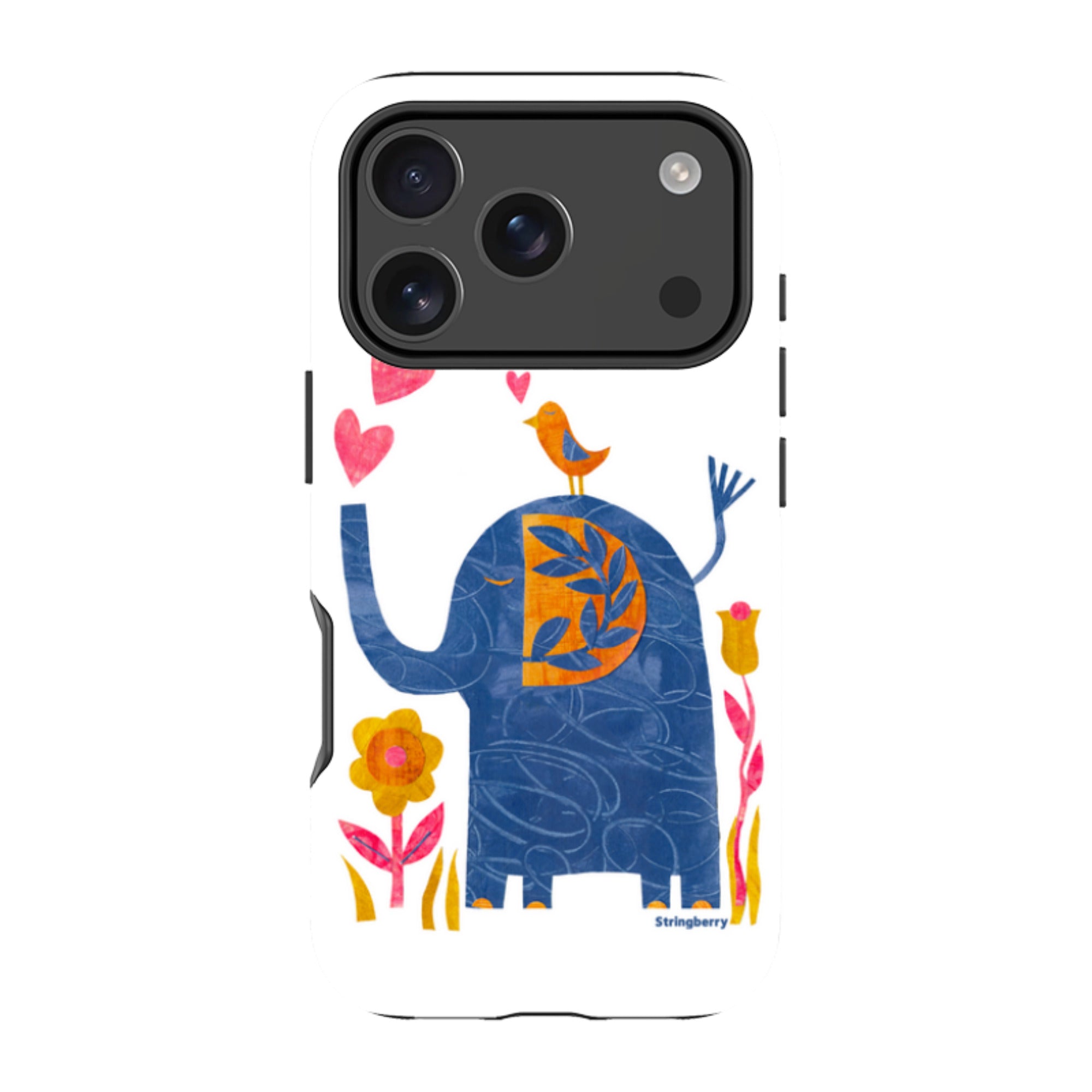 iPhone MagSafe Tough Case - Elephant In Love By Tracey English