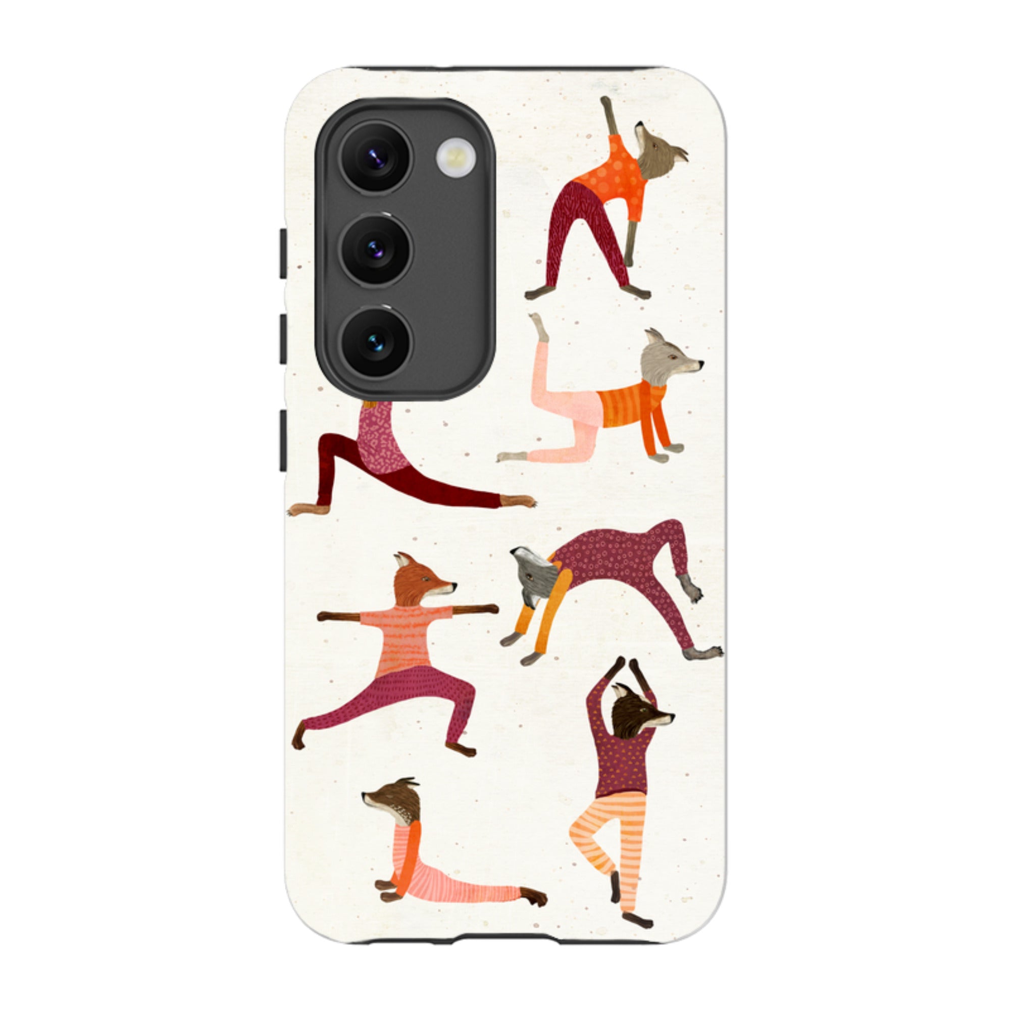 Samsung Tough Case - Fox Yoga By Katherine Quinn