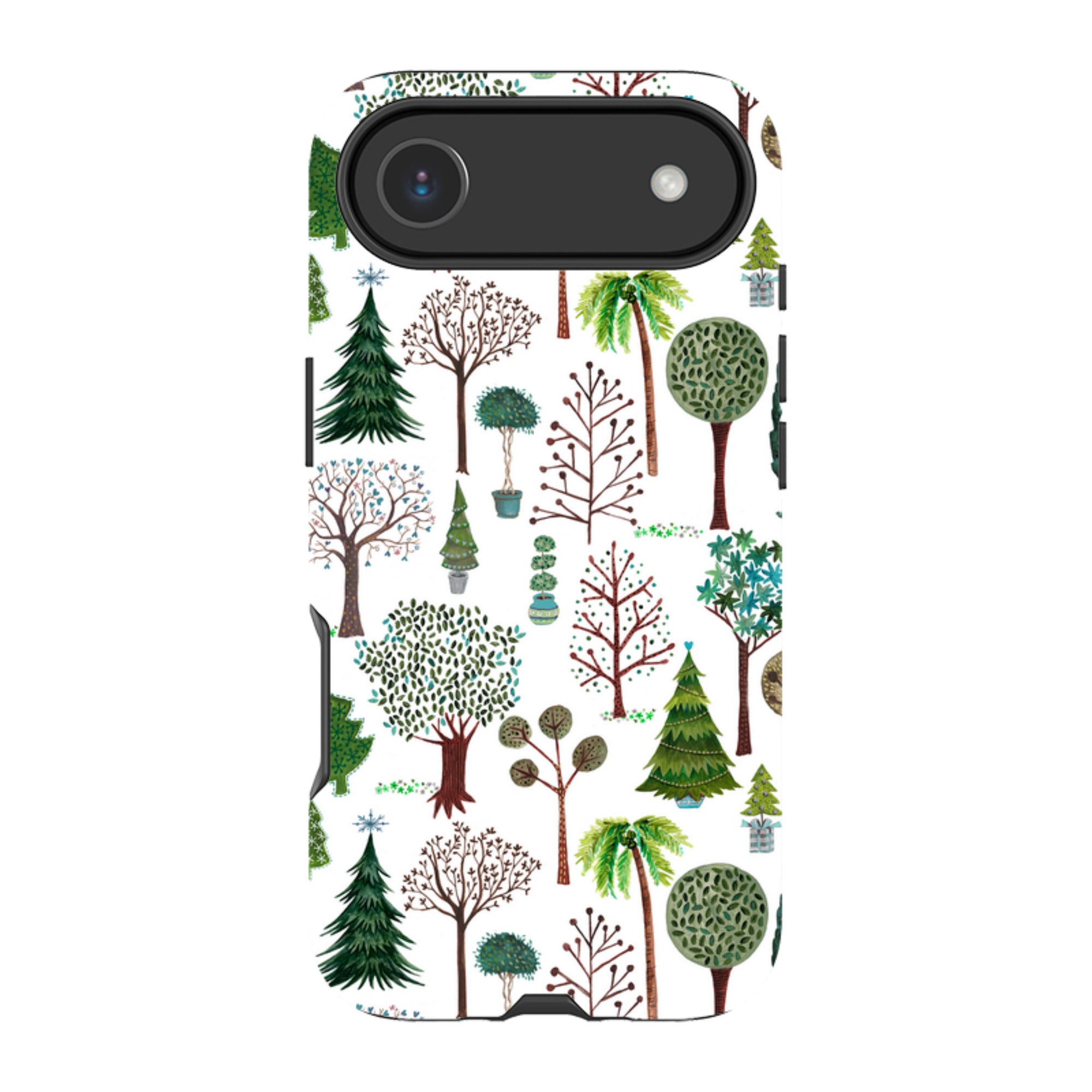 iPhone Tough Case - Xmas Trees By Caroline Bonne Muller