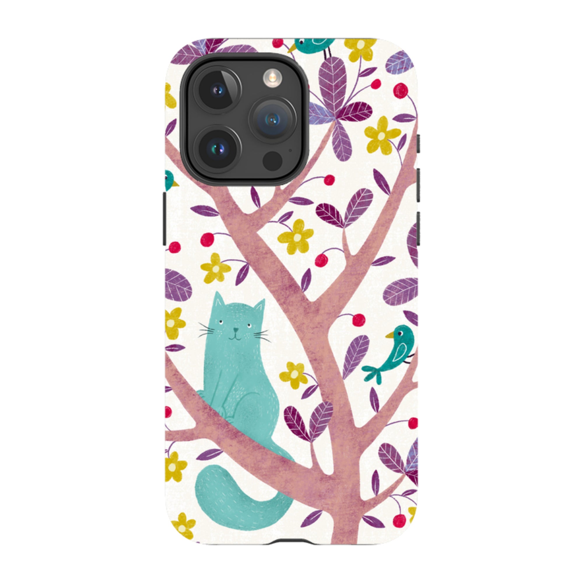 iPhone MagSafe Tough Case -  Cat and Bird By Suzy Taylor