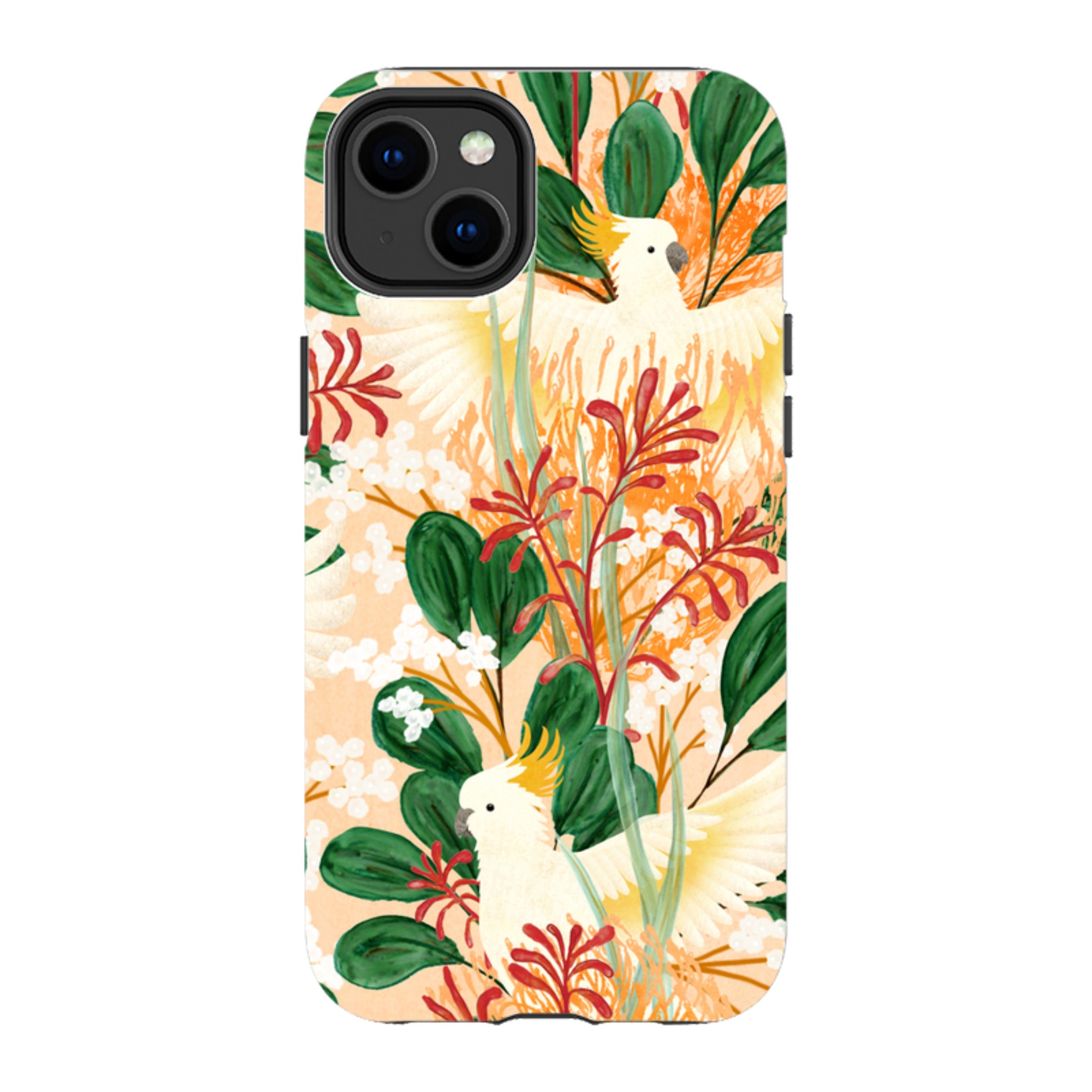 iPhone Tough Case - Cockatoo By Katherine Quinn