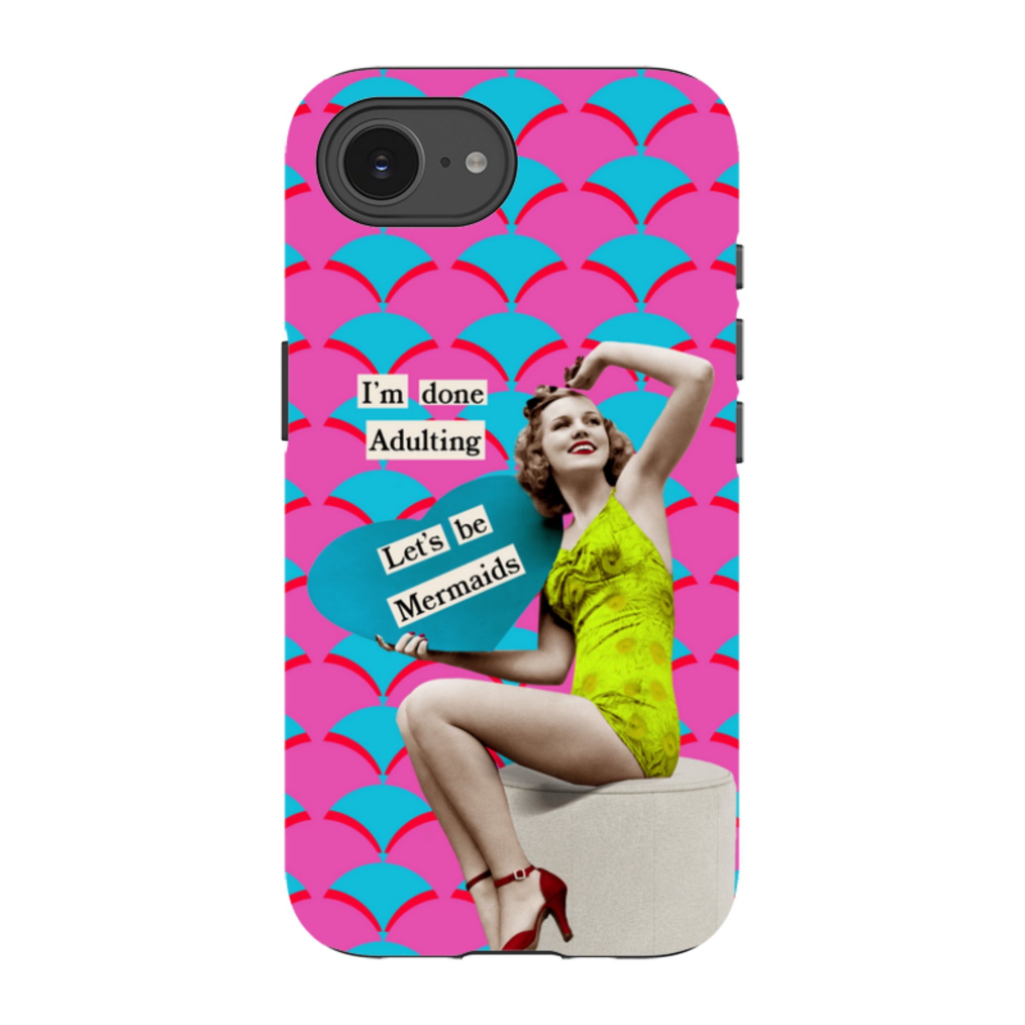 iPhone Tough Case - Mermaid By Clare Jordan