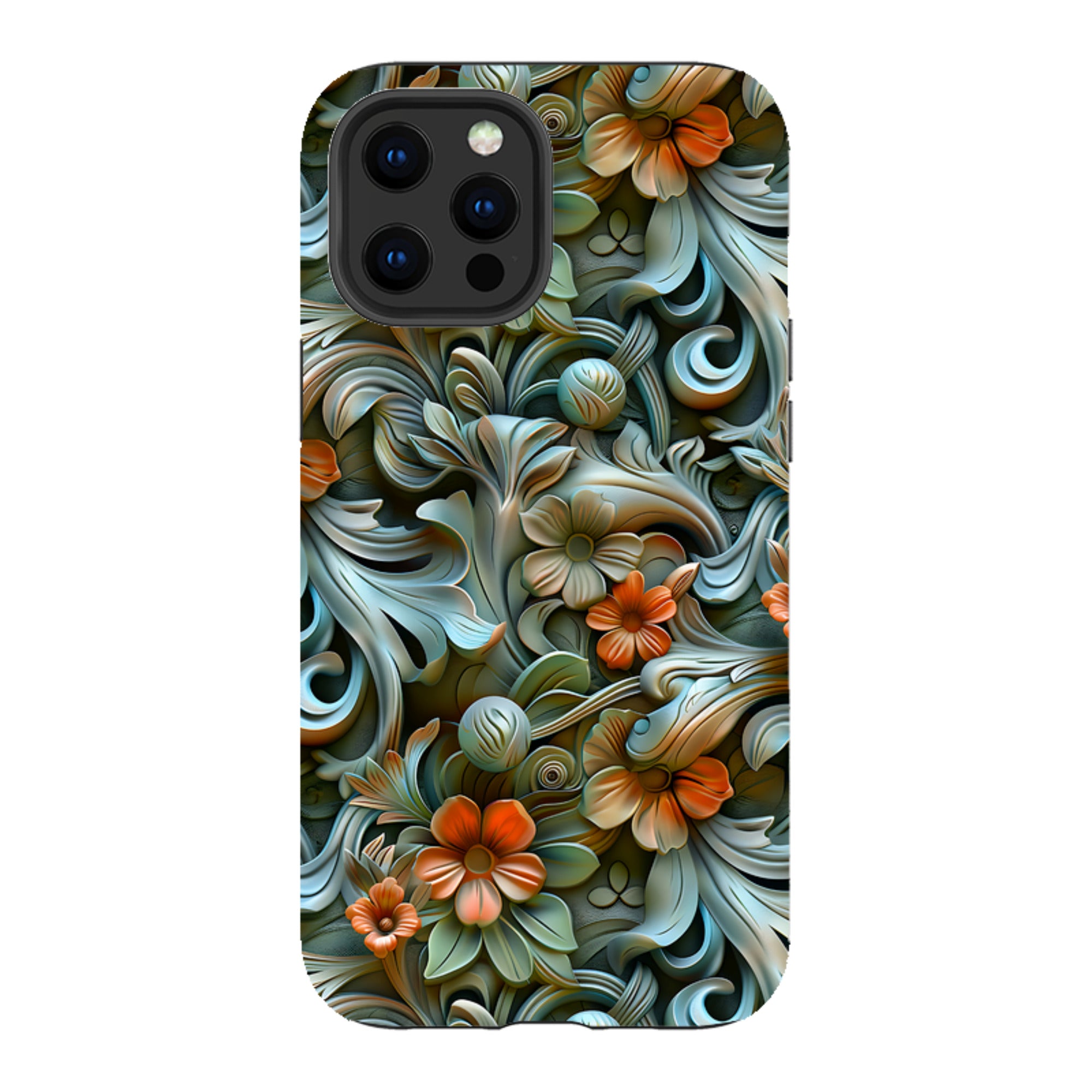 iPhone Tough Case -Clover Floral