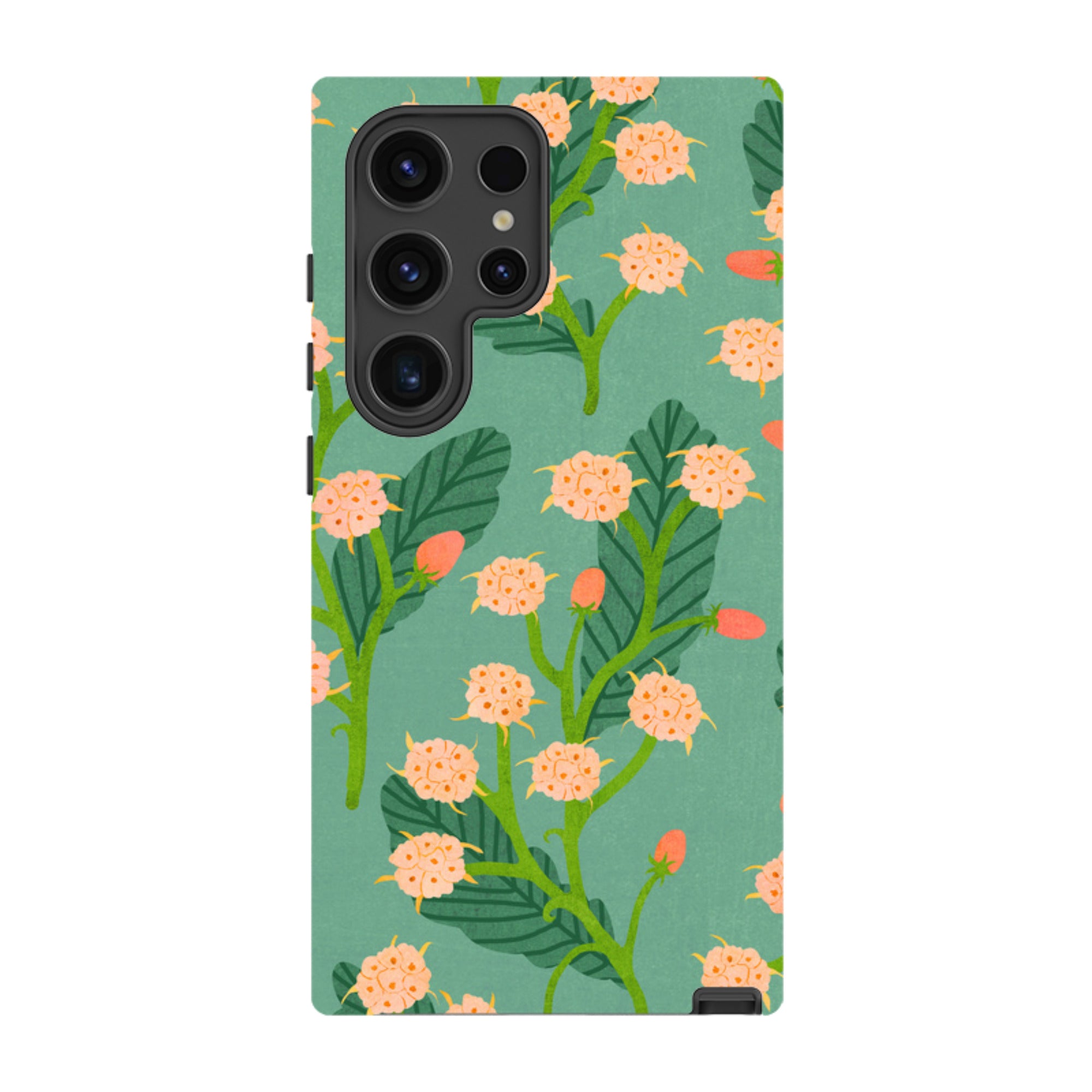 Samsung Tough Case - Summer Seeds Teal By Katherine Quinn