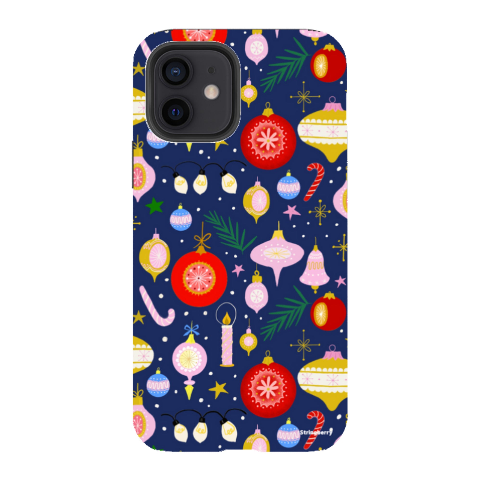 iPhone Tough Case - Xmas Pattern II By Bex Parkin