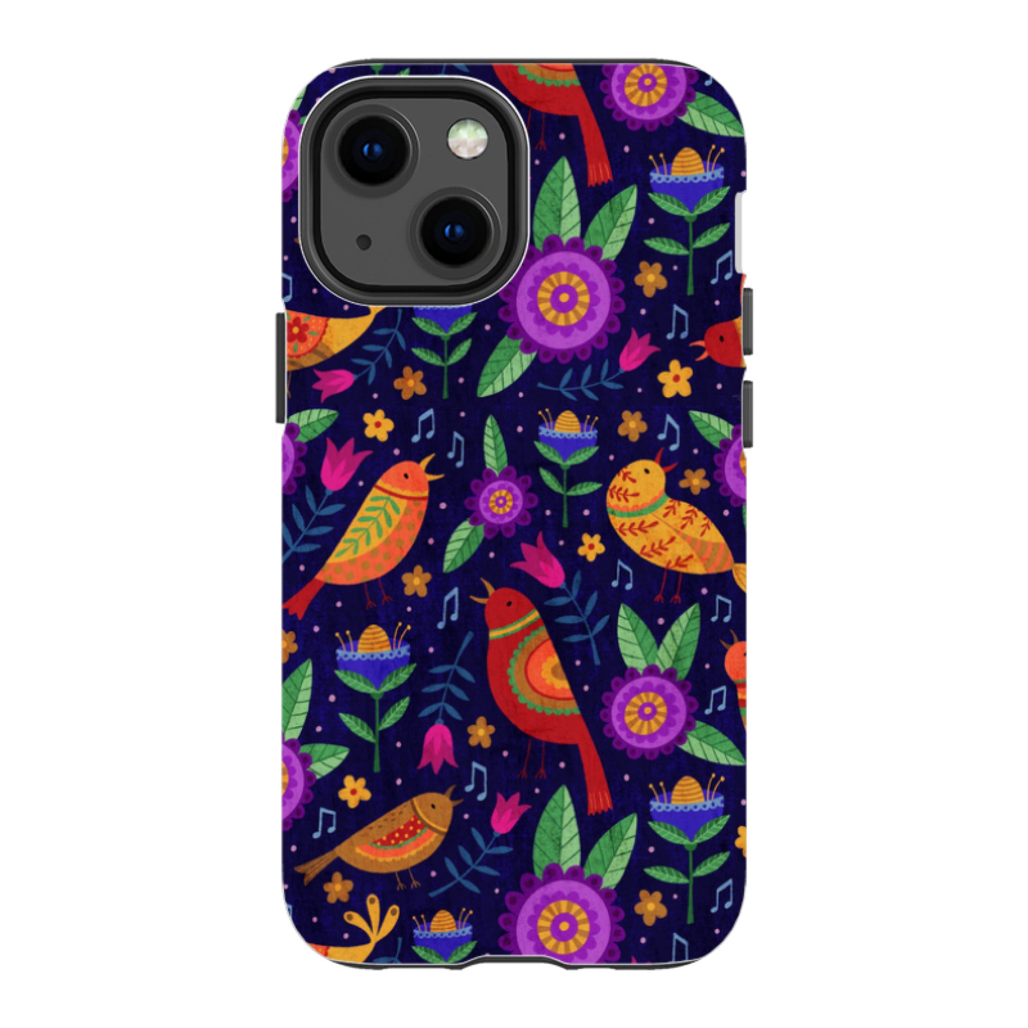 iPhone Tough Case - Bird Pattern VII By Suzy Taylor